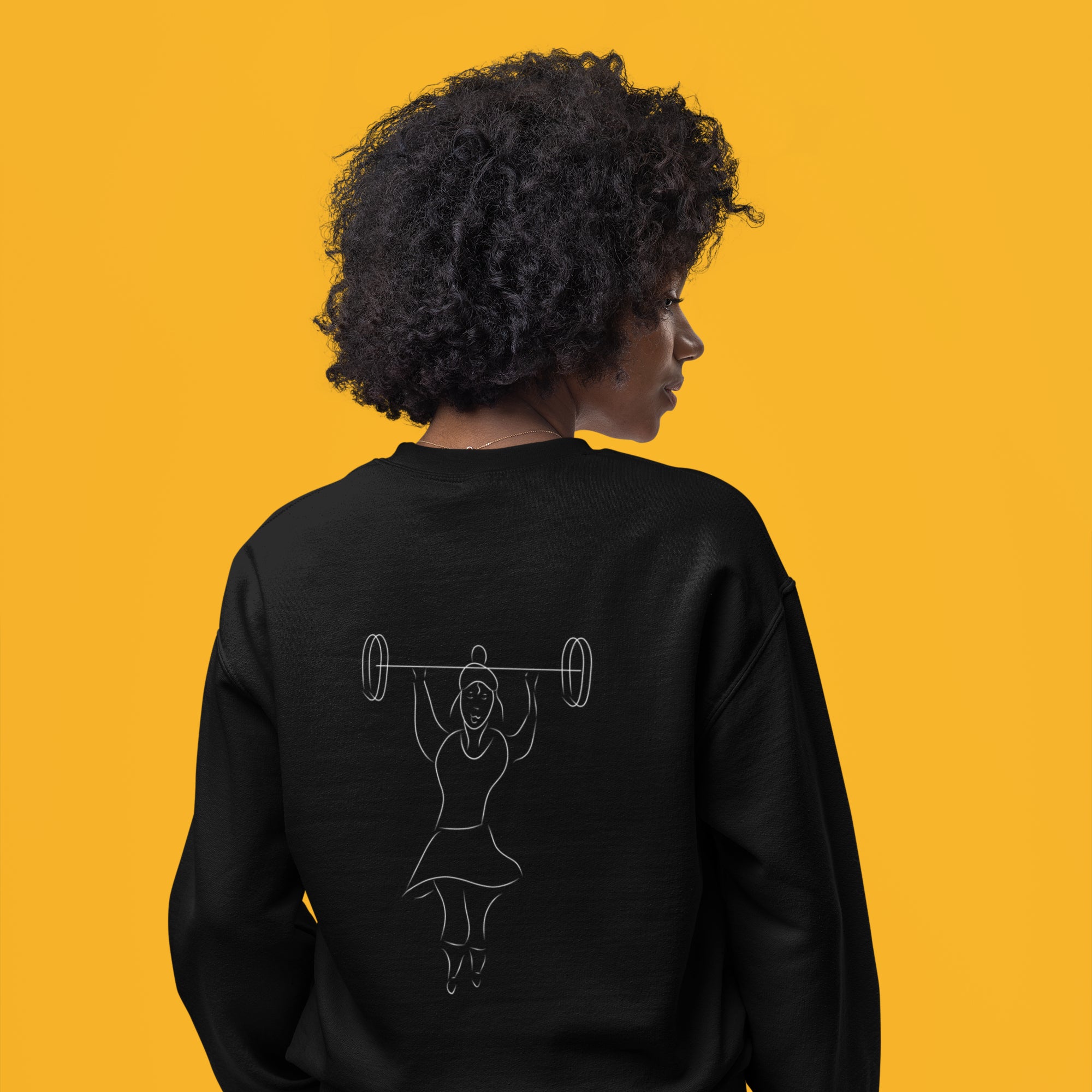 Women That Lift | Vegan Jumper worn by a woman