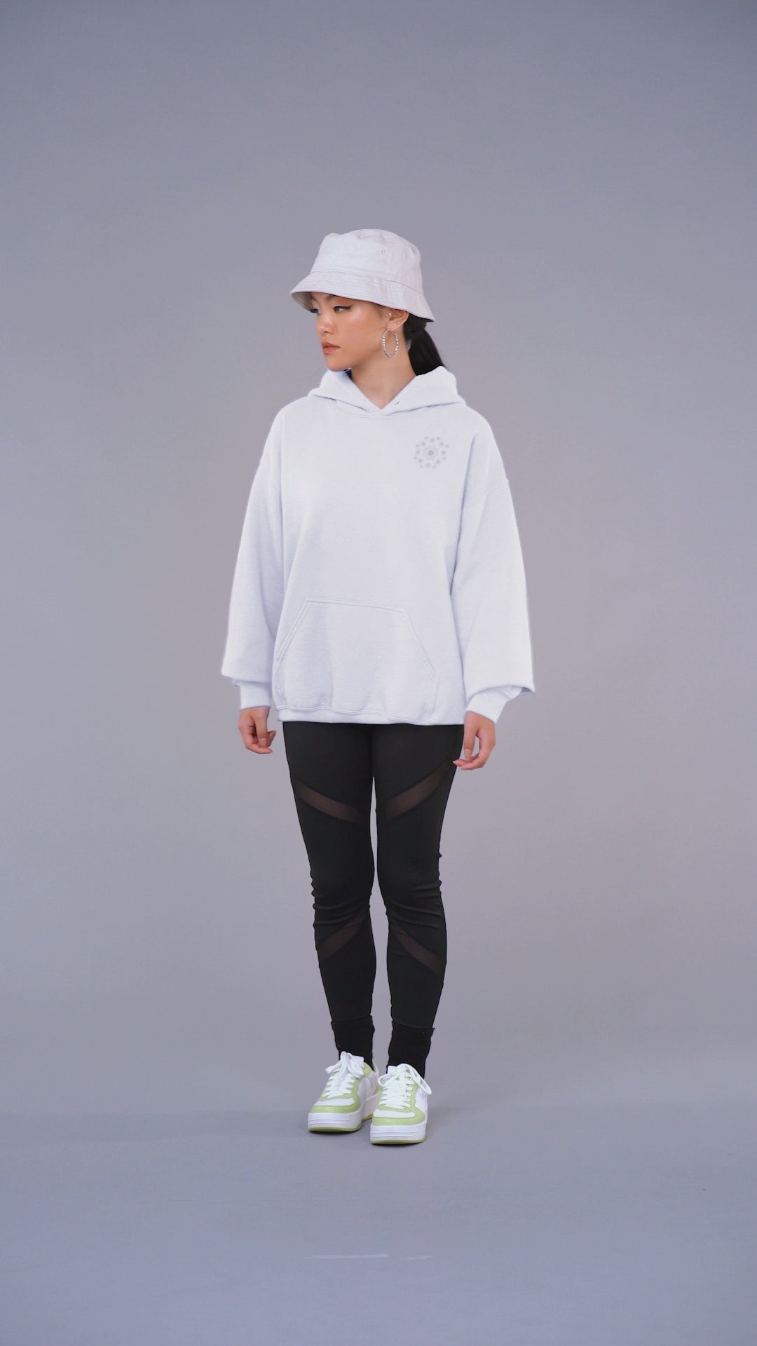 Lotus Dream | Sustainable Hoodie worn by a woman