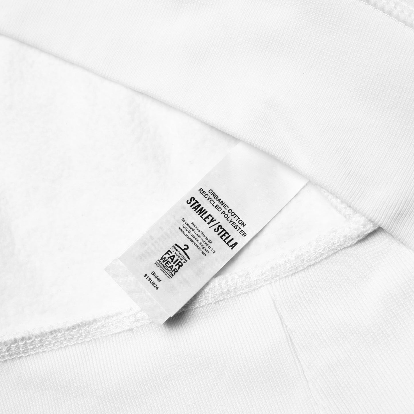 Hare stares at moon sustainable vegan hoodie two pocket