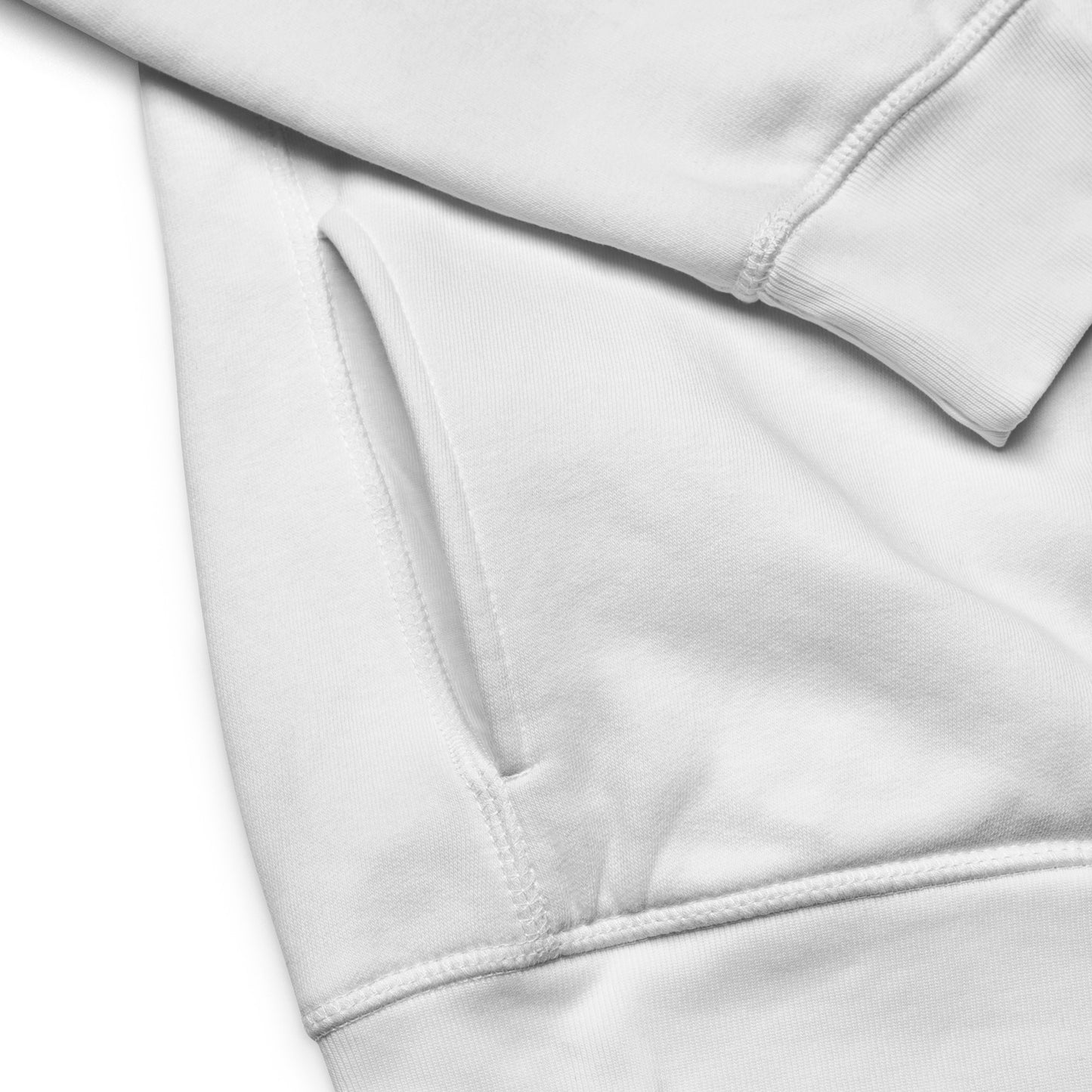 Hare stares at moon sustainable vegan hoodie two pocket
