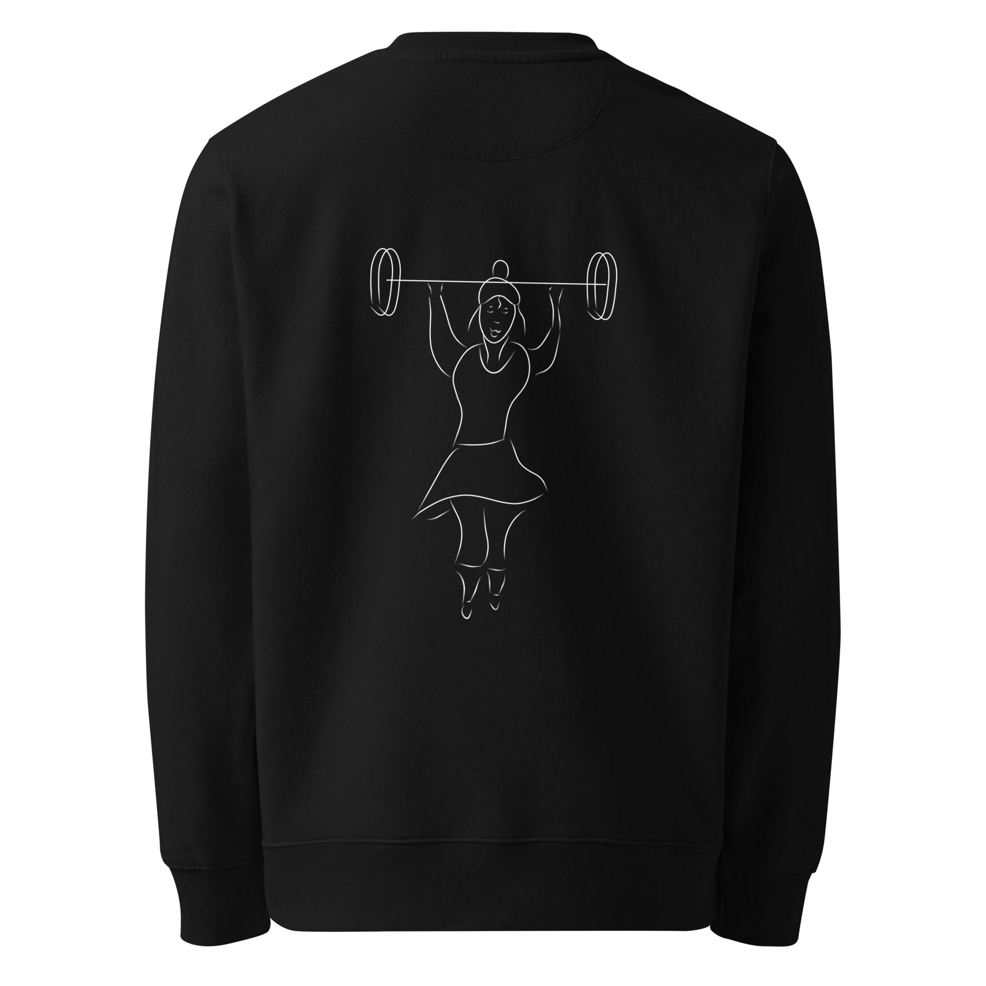 Women That Lift | Vegan Jumper in black back view