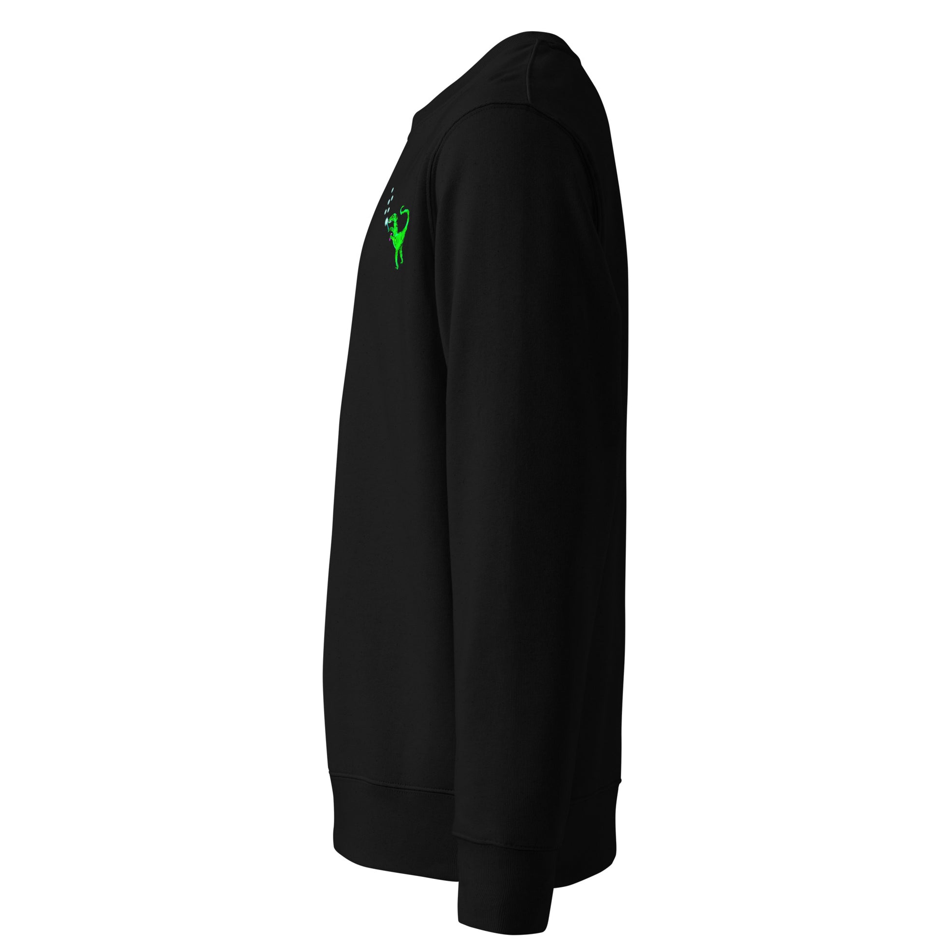 Vegan Sustainable Jumper in black left