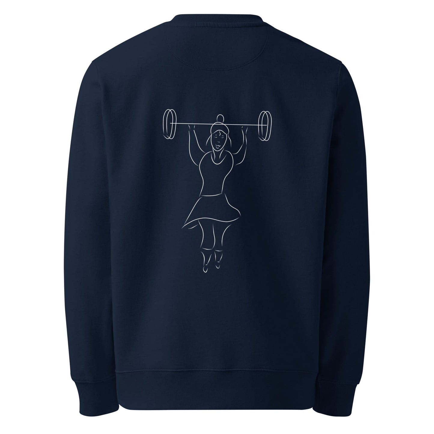 Women That Lift | Vegan Jumper back view in navy