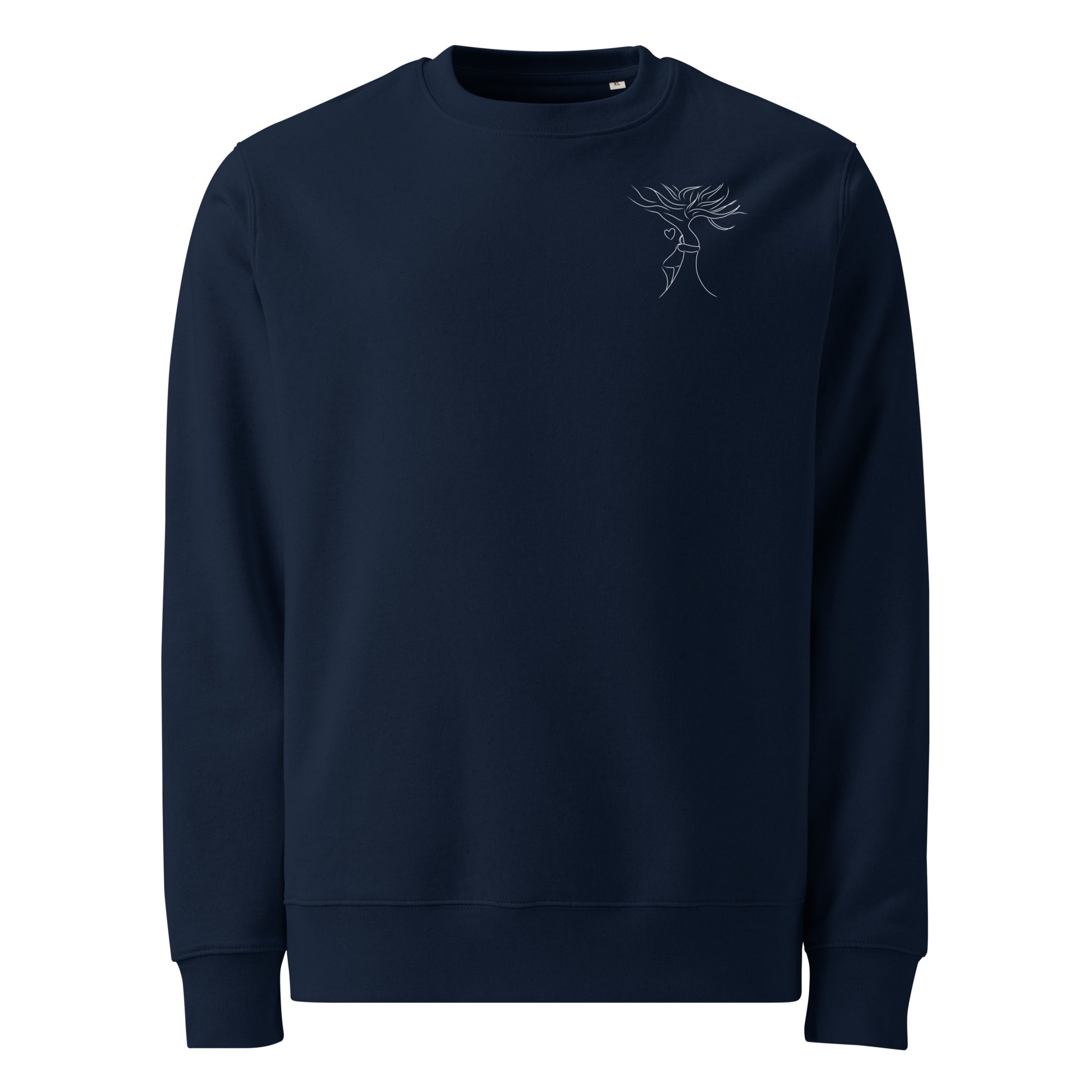 The White Tree Hug | Vegan Jumper in navy
