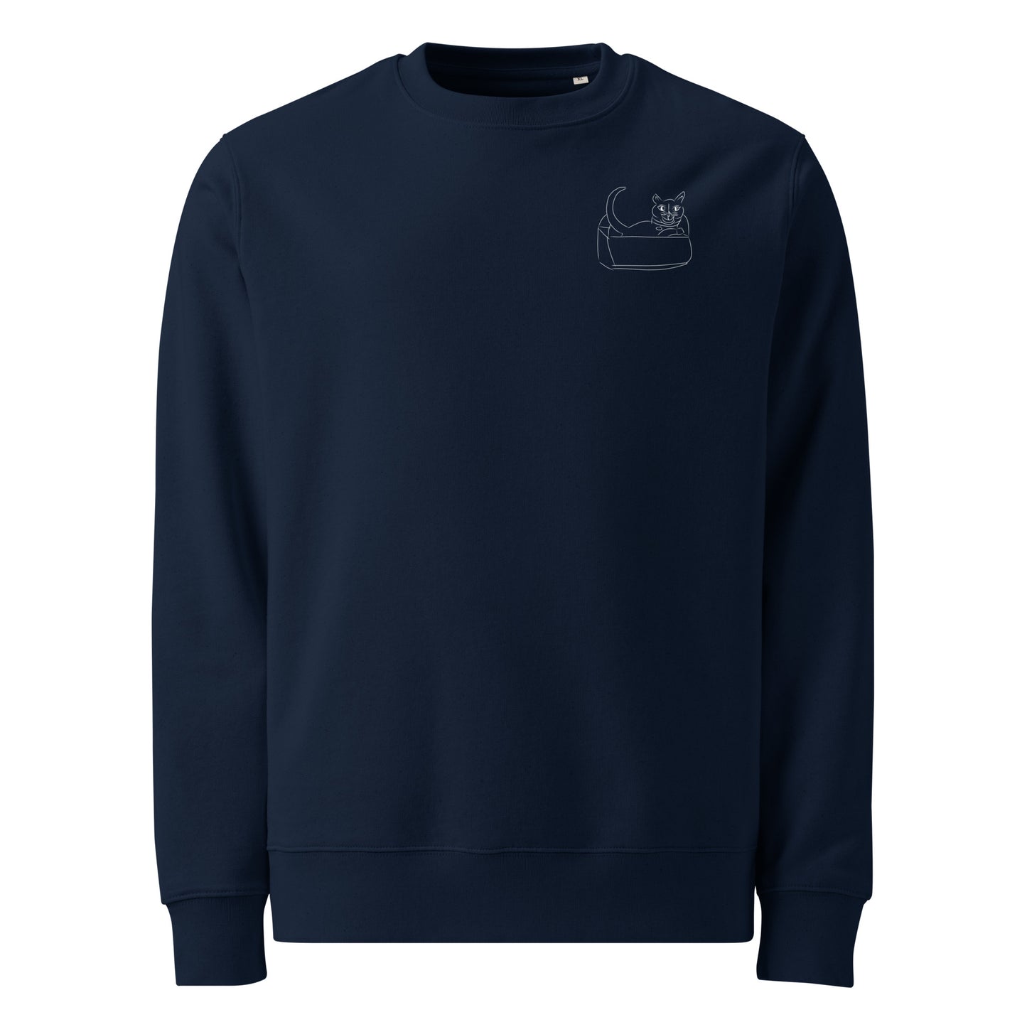 White Cat's Cradle | Vegan Jumper in navy