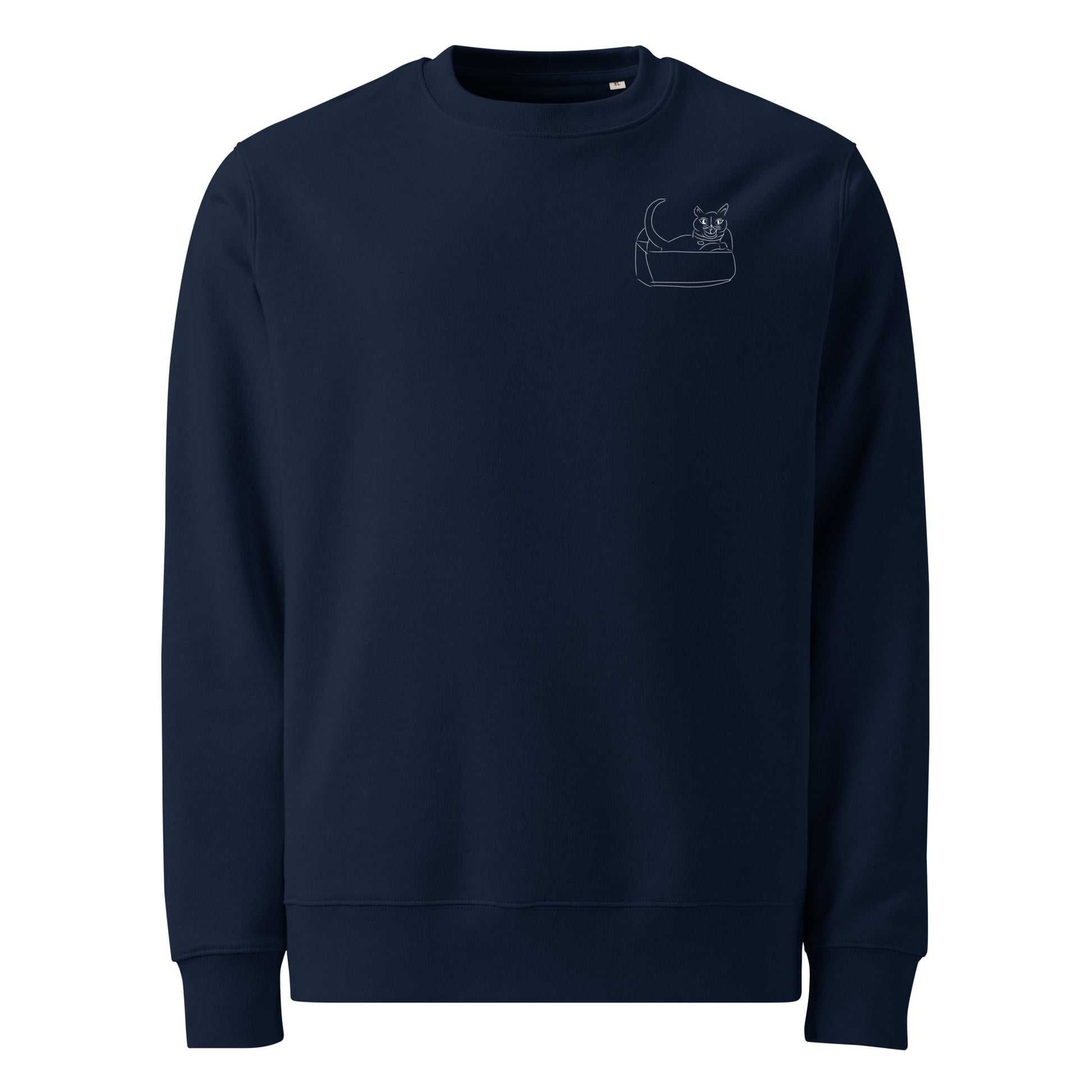 White Cat's Cradle | Vegan Jumper in navy