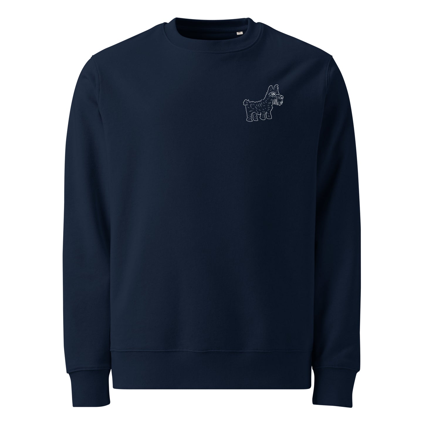 White Dog | Vegan Jumper in navy