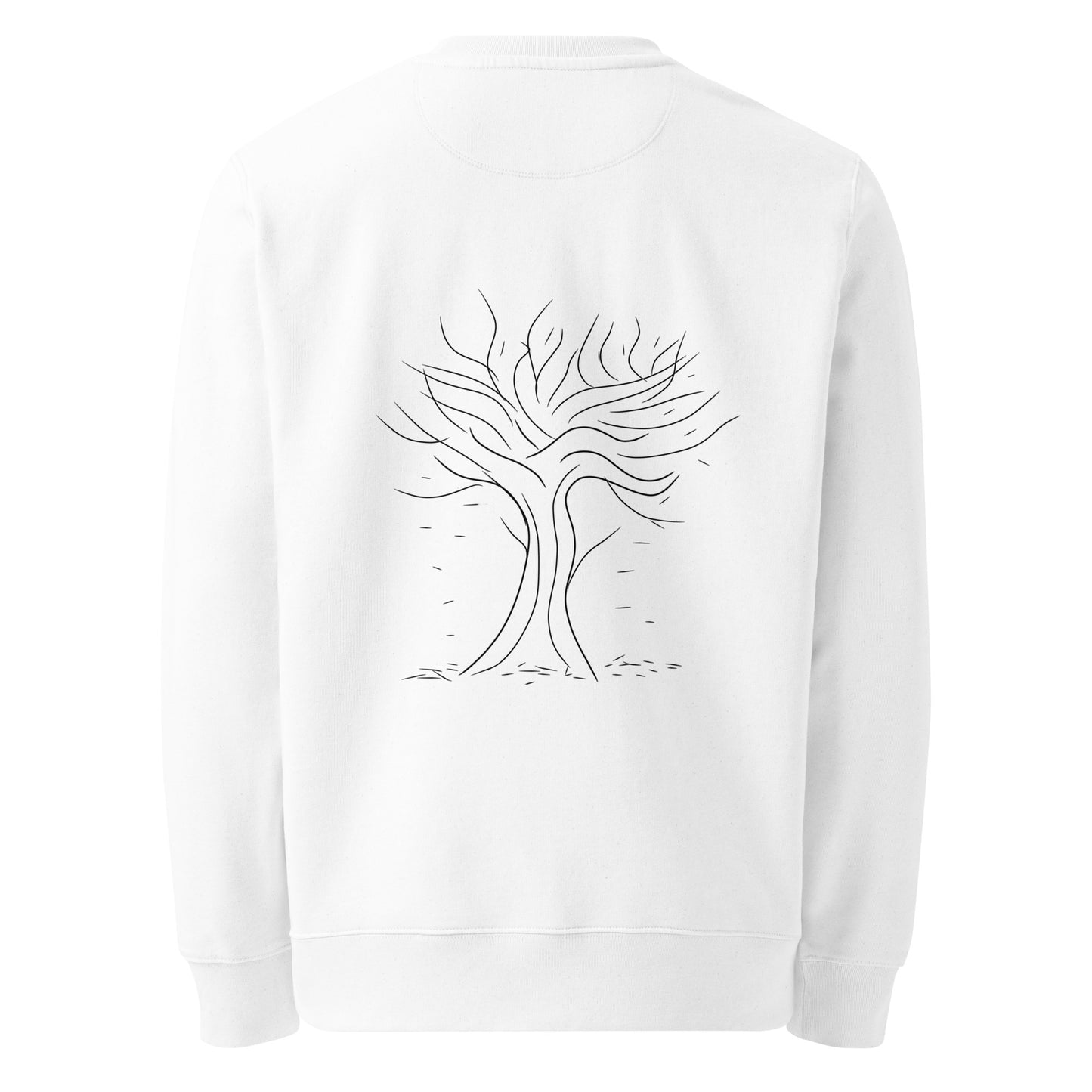 Autumn Tree Trance | Vegan Jumper back view
