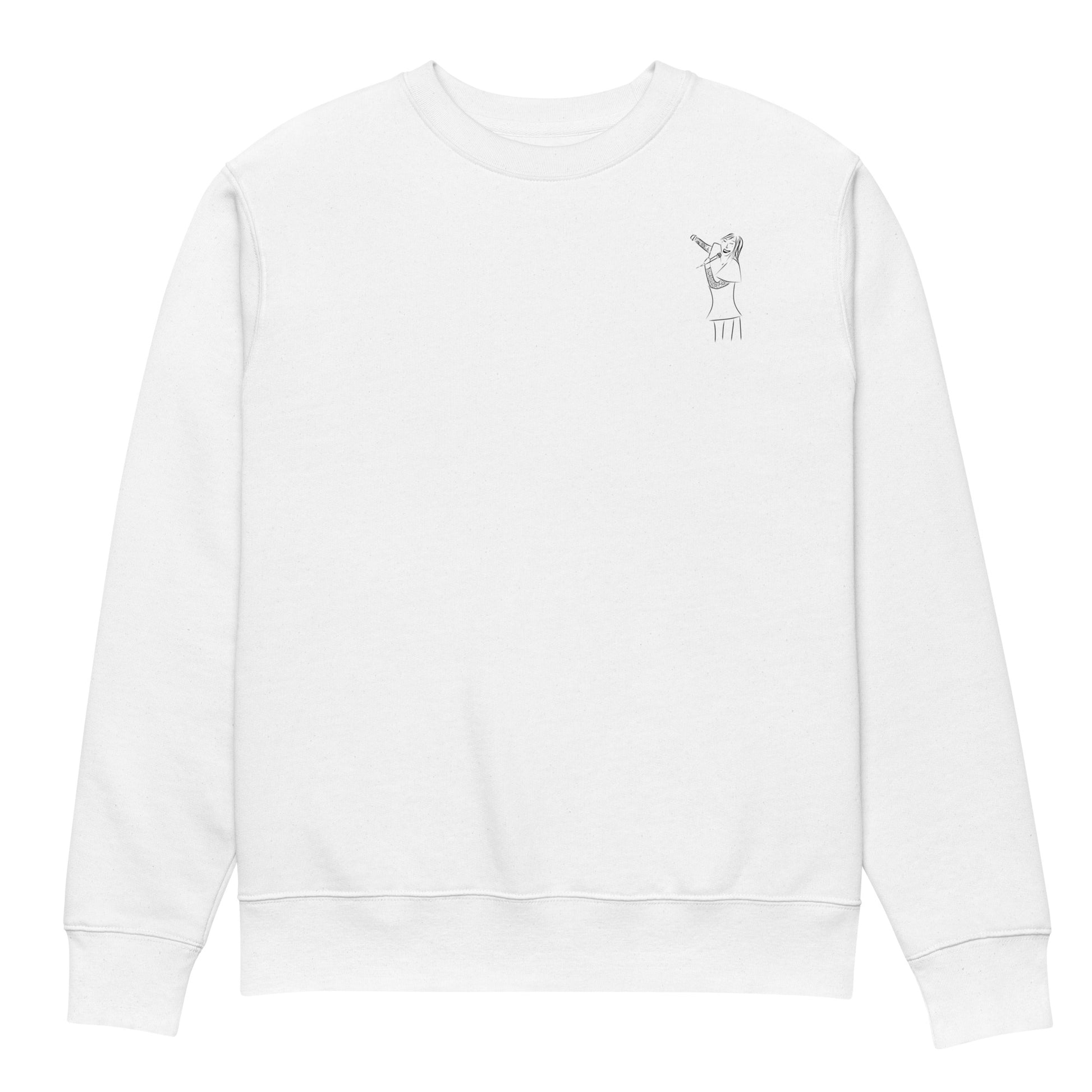Songstress Woman Singing | Vegan Jumper front view