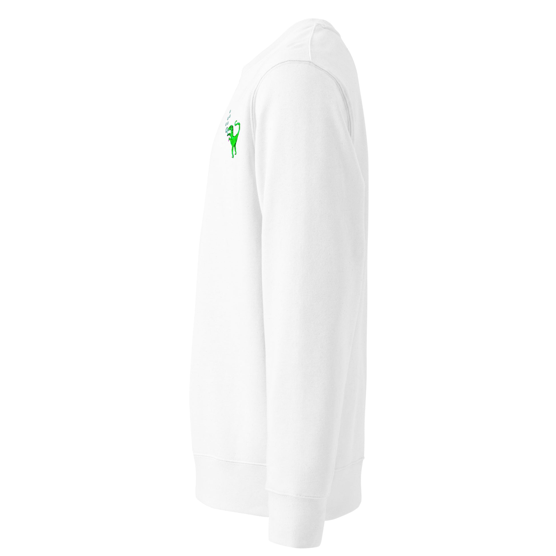Vegan Sustainable Jumper in white left