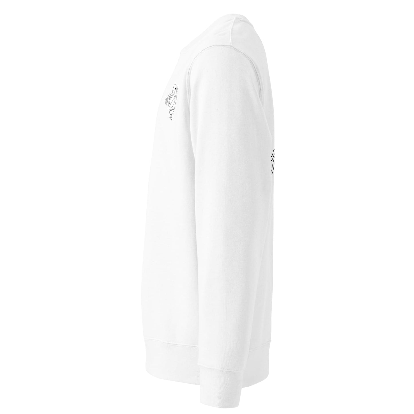 Guinea Pig Weight Lifter | Vegan Jumper left view