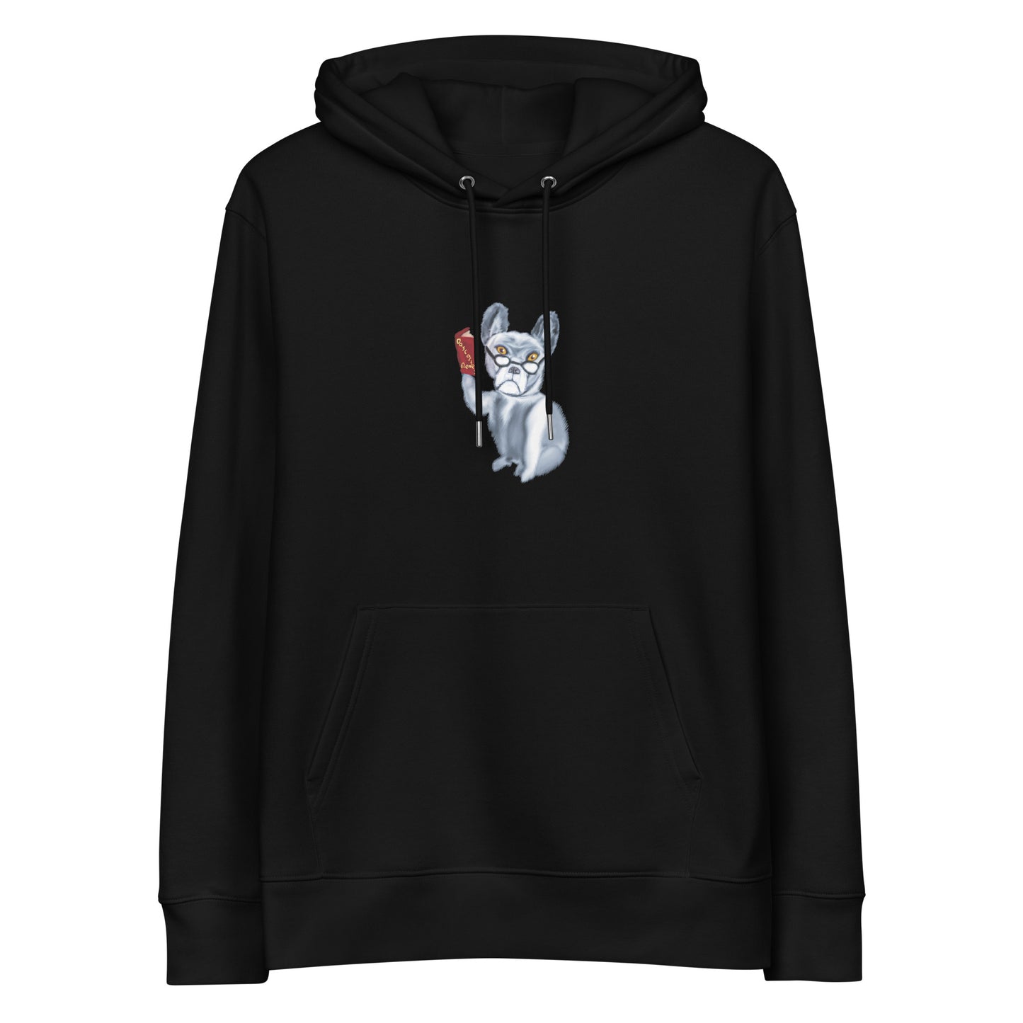 Dog Philosopher | Sustainable Hoodie in black