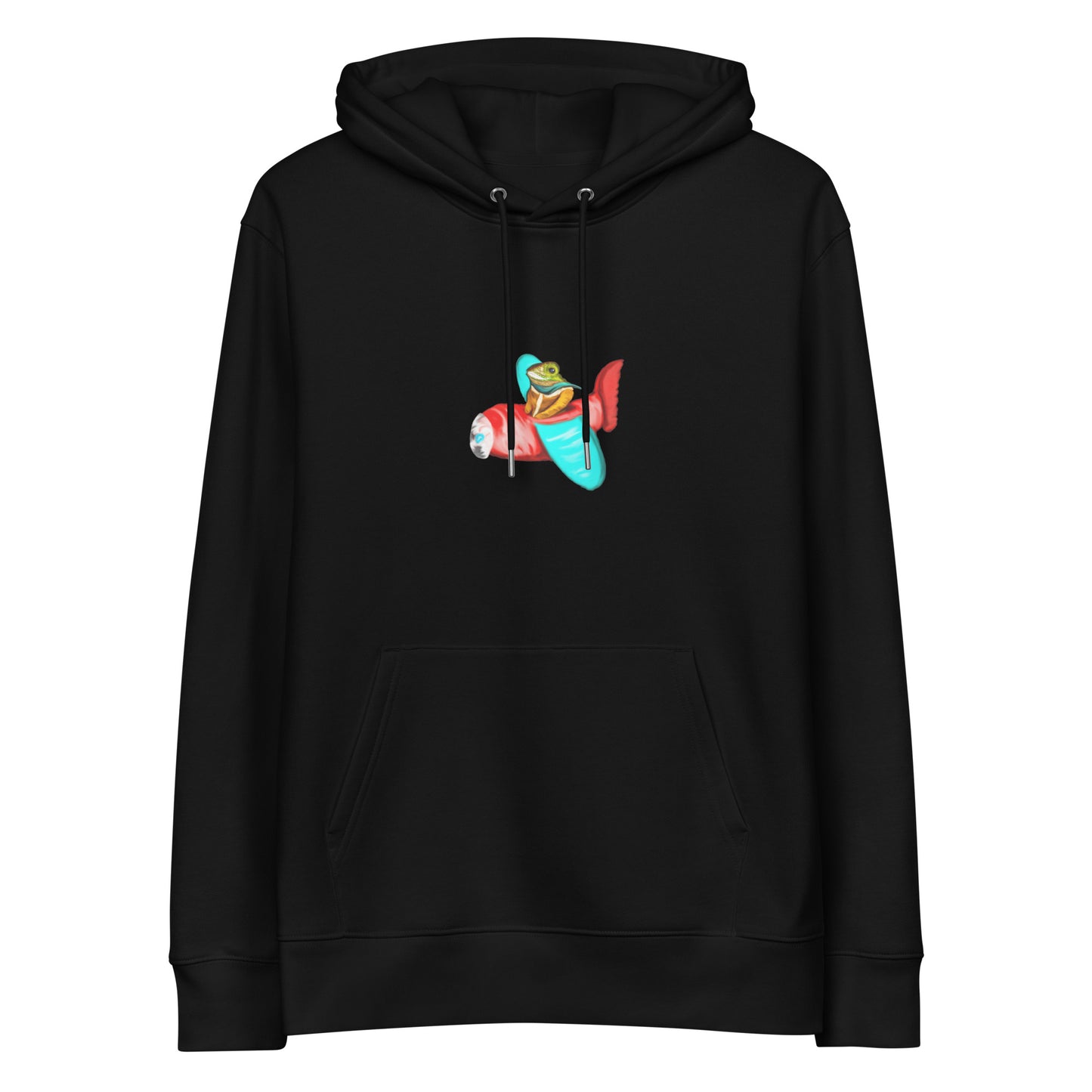 Flying Lizard  | Sustainable Hoodie in black