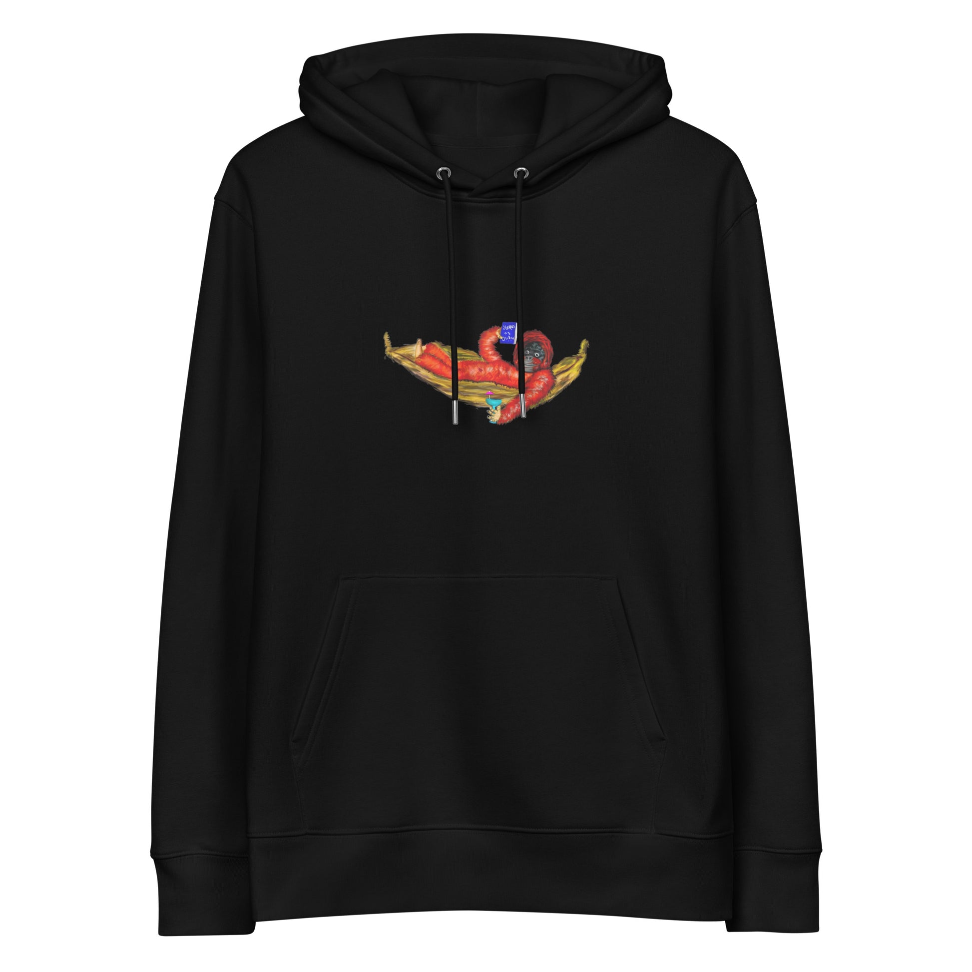 Orangutan | Sustainable Hoodie in black