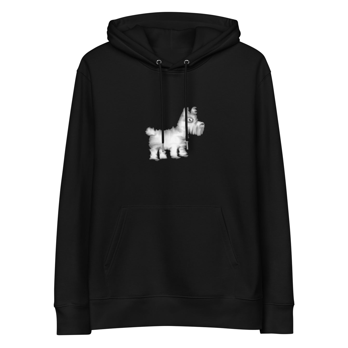 Westie Dog | Sustainable Hoodie in black