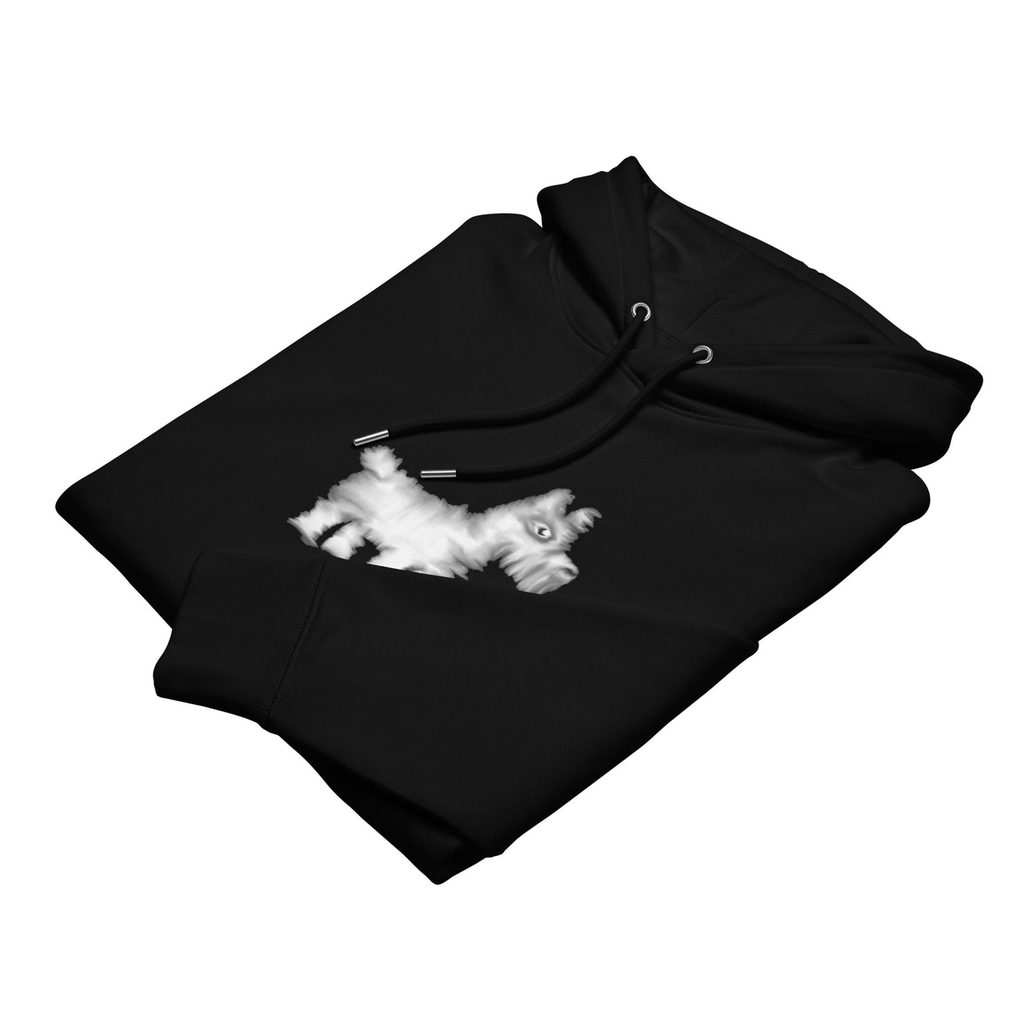 Westie Dog | Sustainable Hoodie folded
