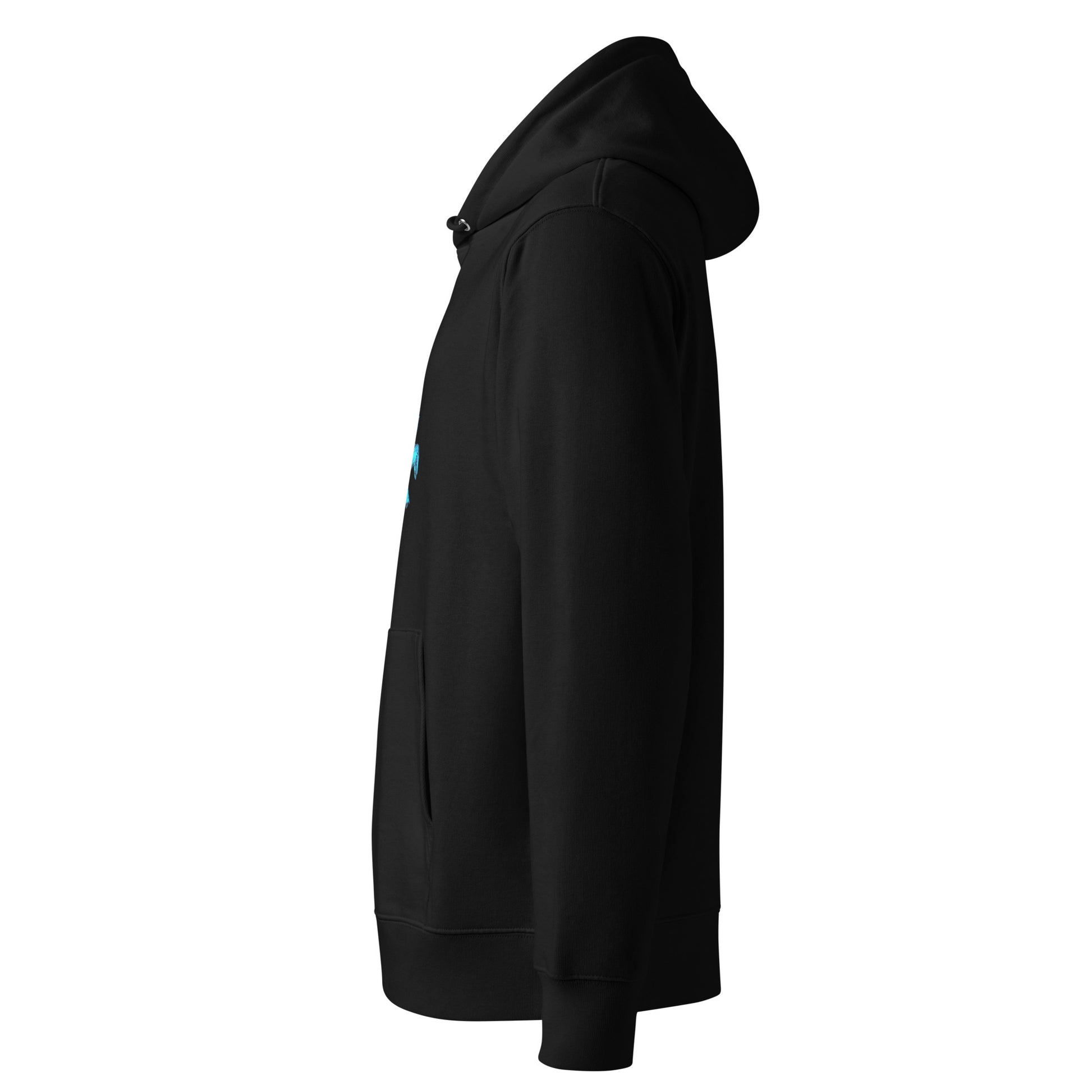 Dinosaur Stegosaurus | Sustainable Hoodie in black left