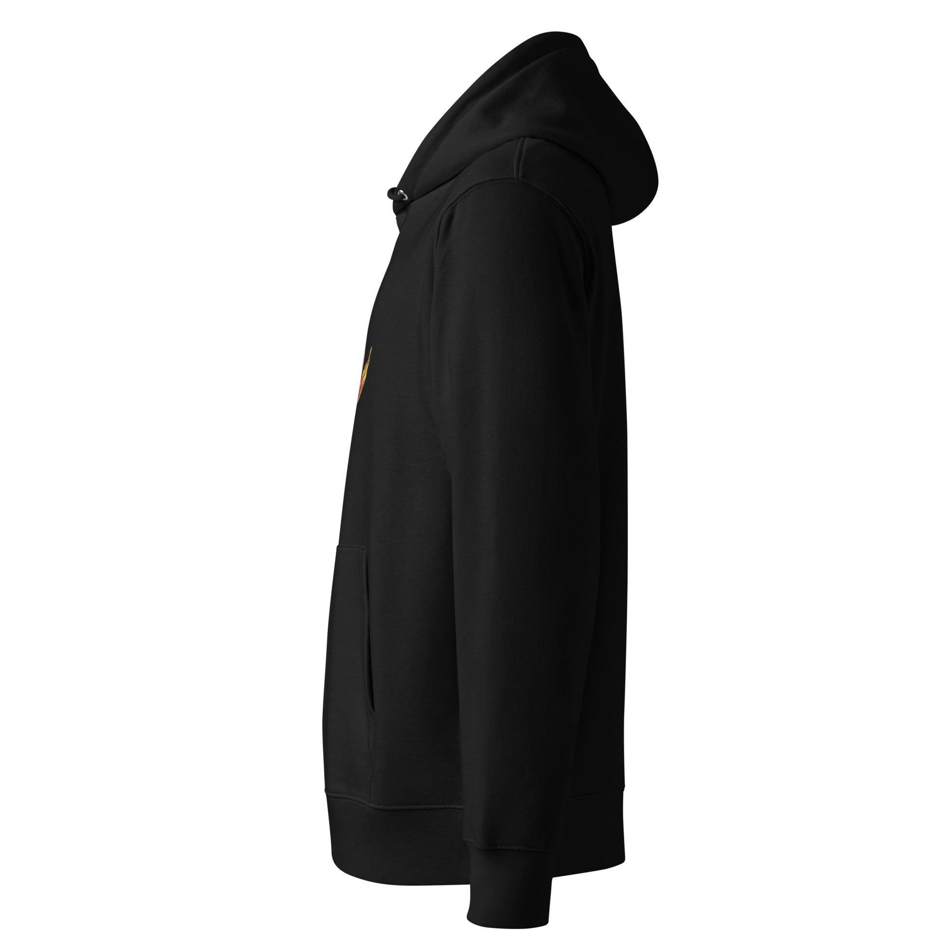Orangutan | Sustainable Hoodie in black left