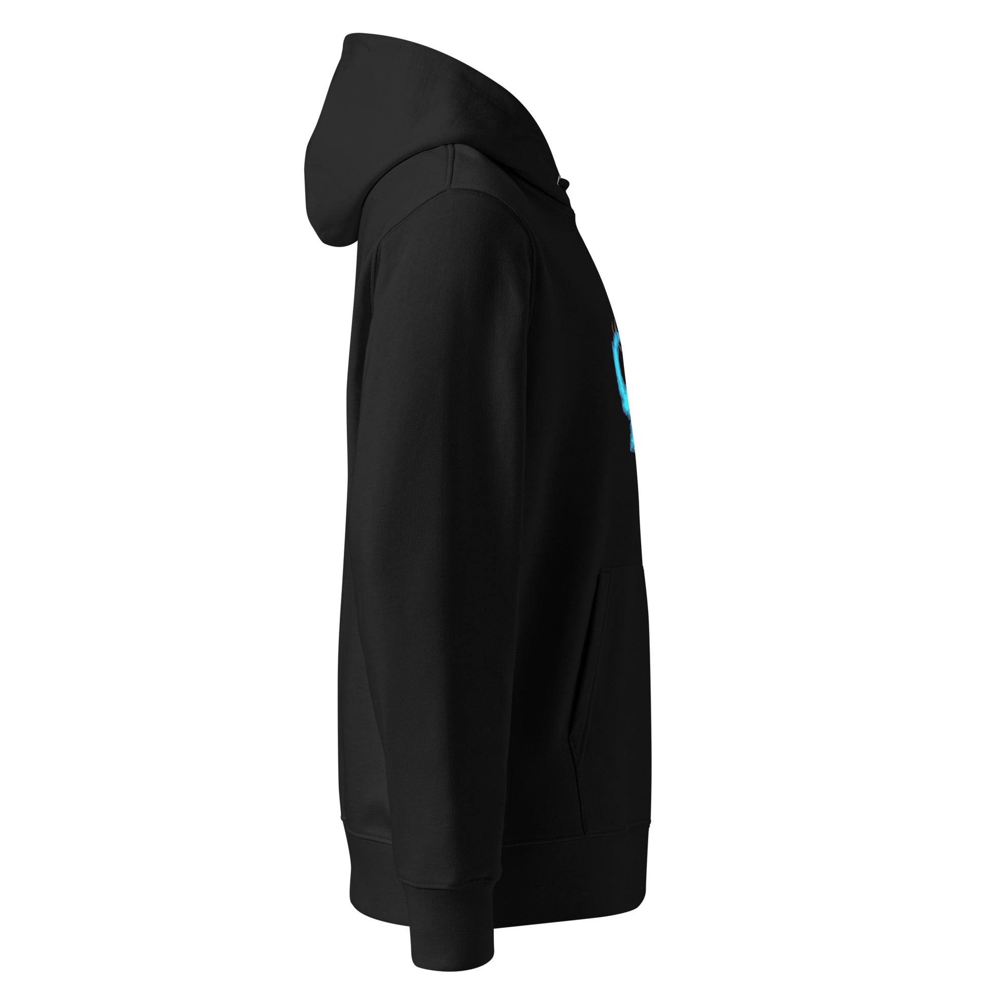 Dinosaur Stegosaurus | Sustainable Hoodie in black right