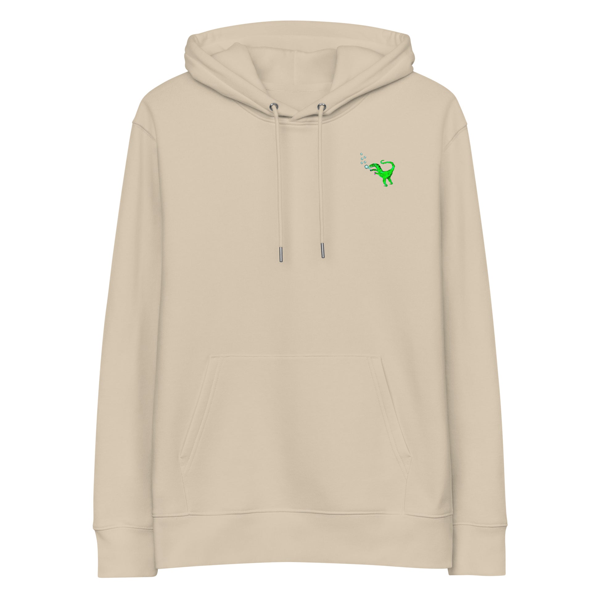 Sustainable Organic Cotton Vegan Hoodie in desert dust