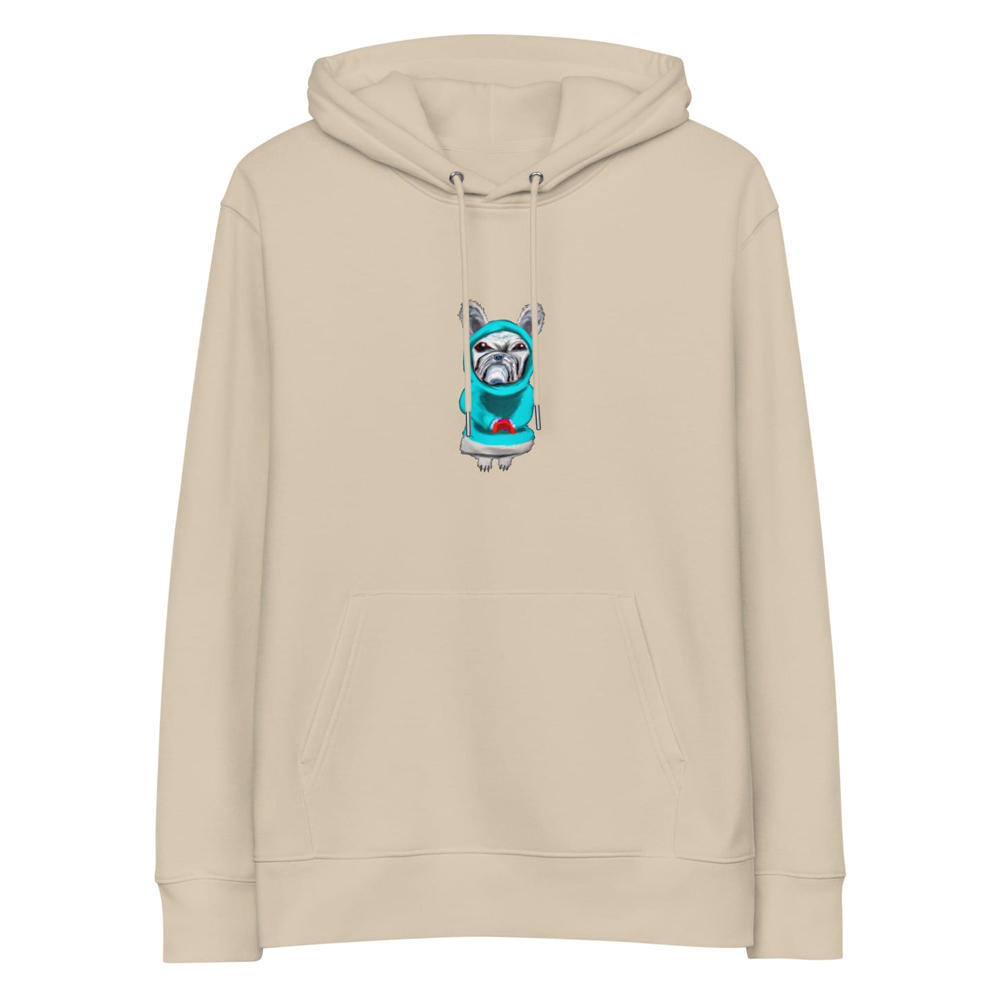 Dog Gamer | Sustainable Hoodie in desert dust