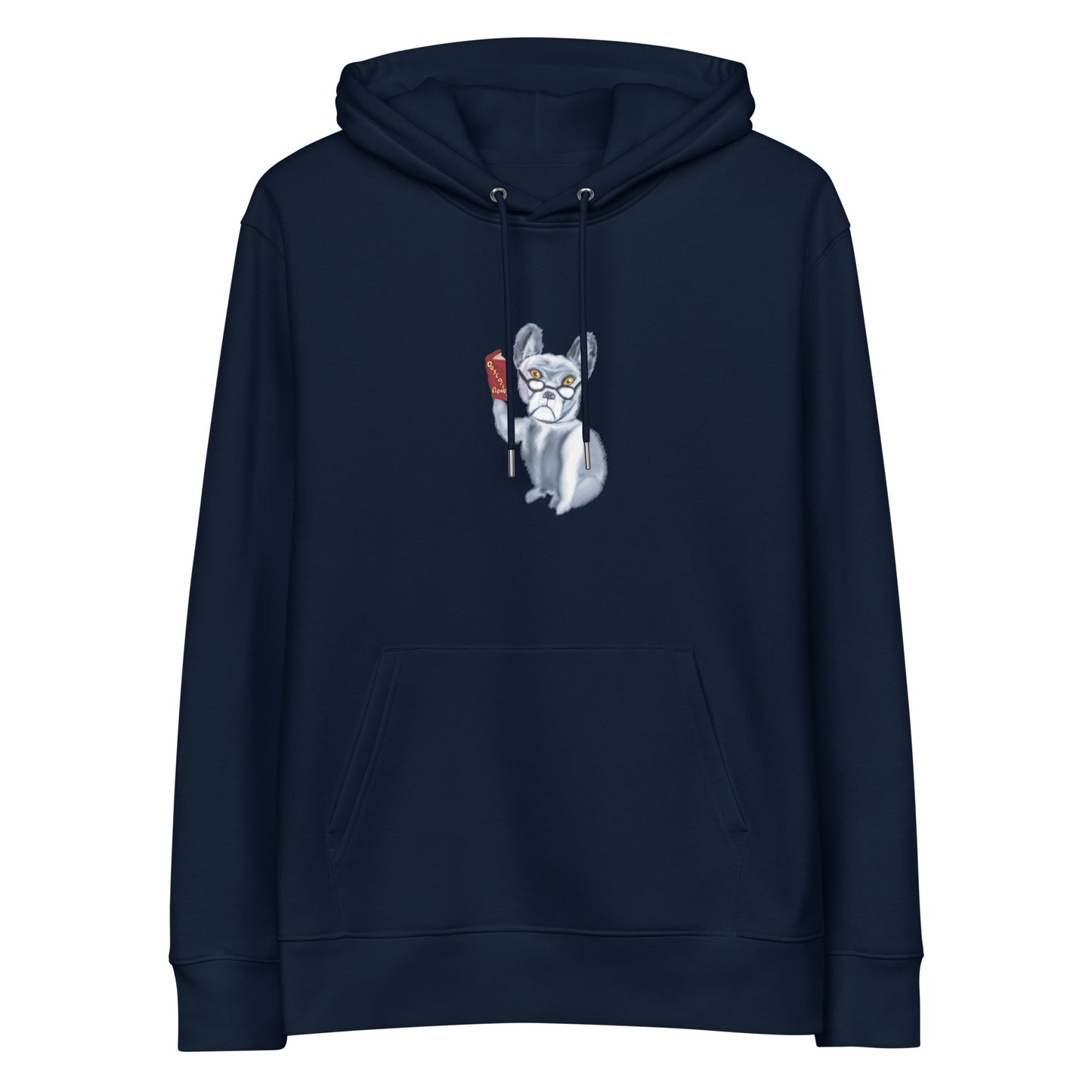 Dog Philosopher | Sustainable Hoodie in navy