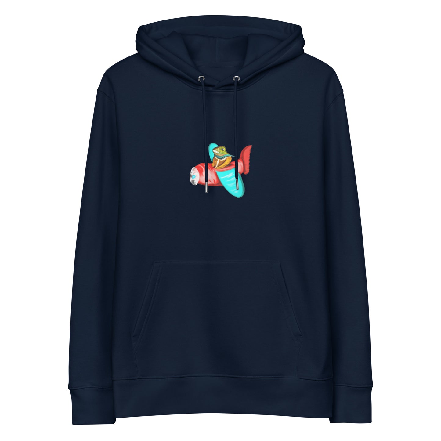 Flying Lizard  | Sustainable Hoodie in navy