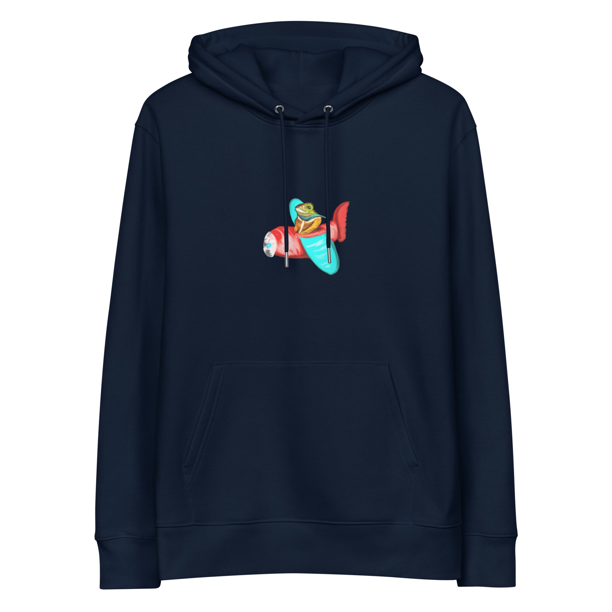 Flying Lizard  | Sustainable Hoodie in navy