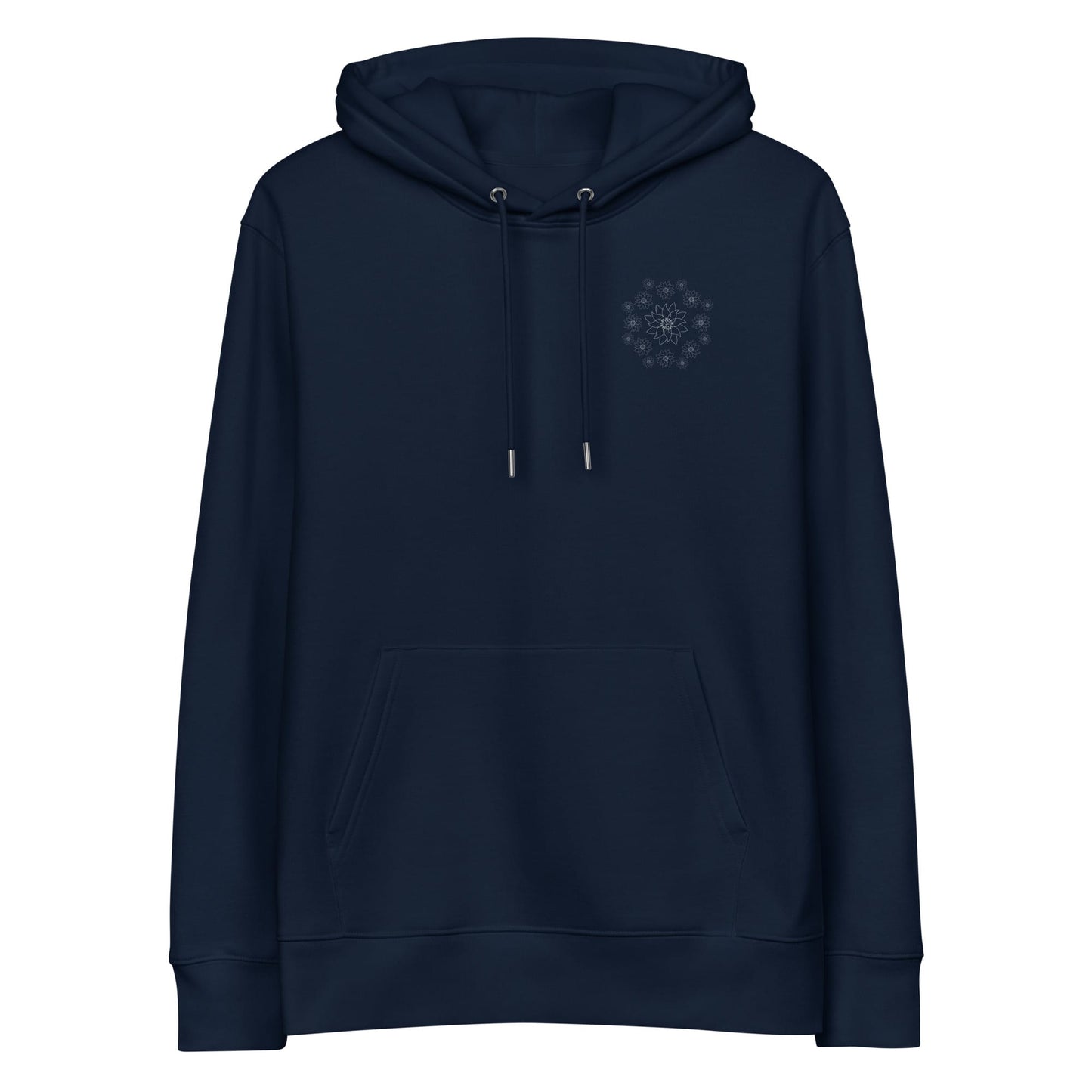 White Lotus Dream | Sustainable Hoodie in navy