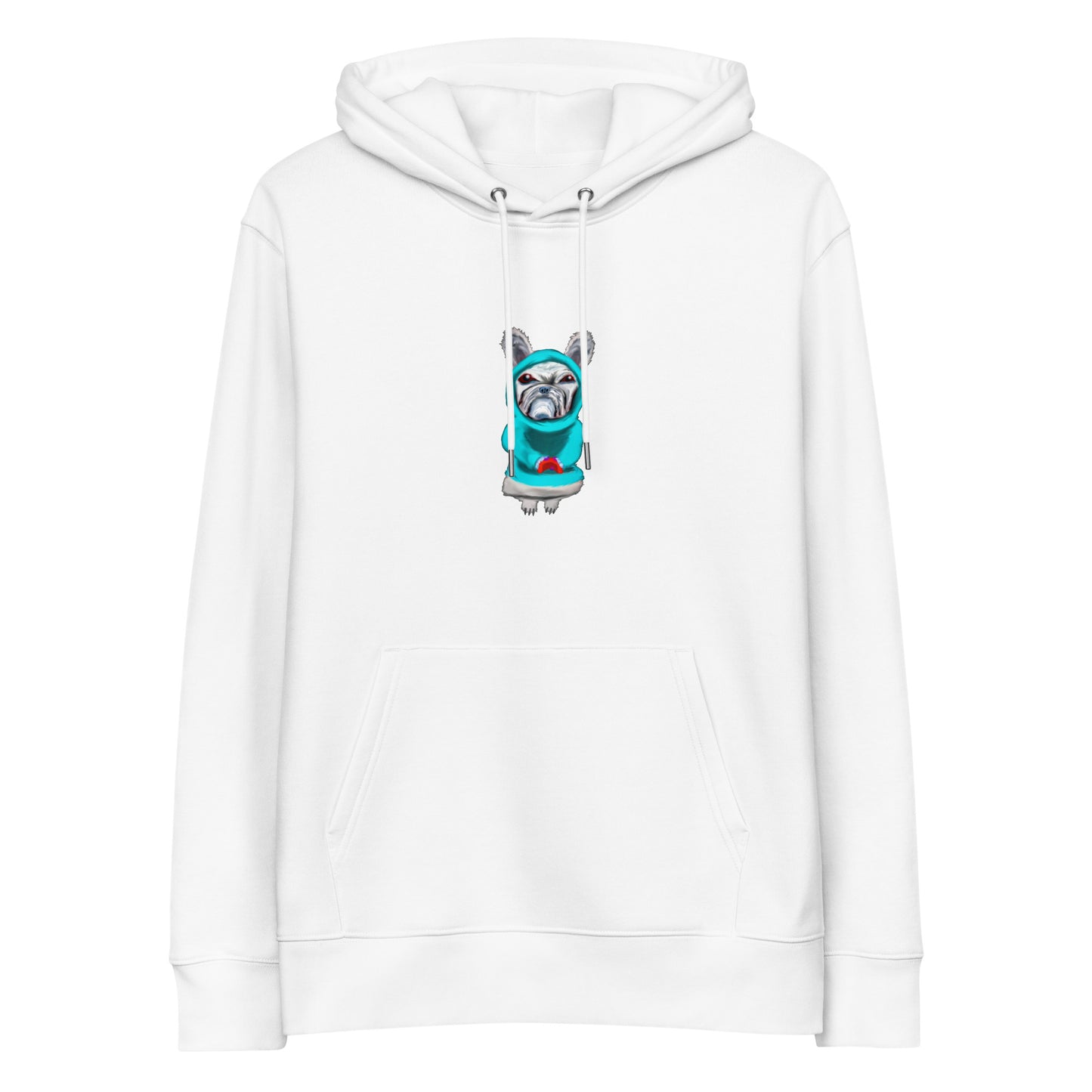 Dog Gamer | Sustainable Hoodie in white