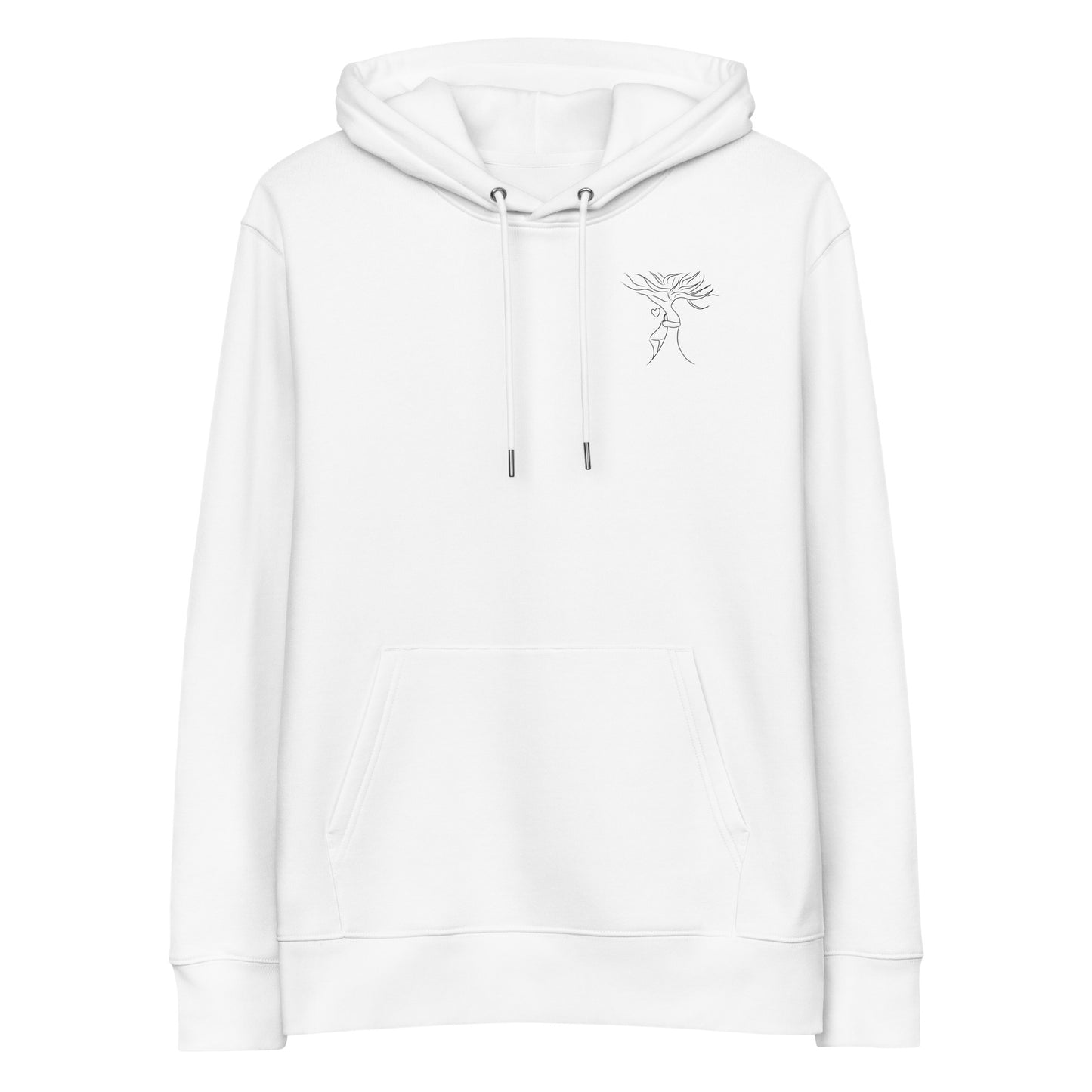 Tree Hug | Sustainable Hoodie in white