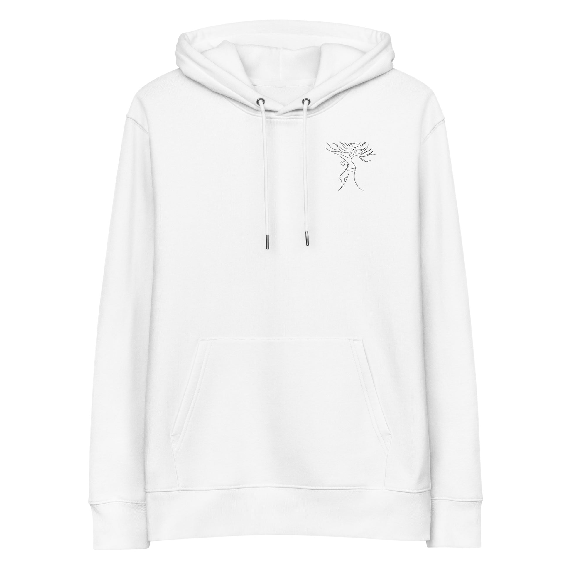 Tree Hug | Sustainable Hoodie in white