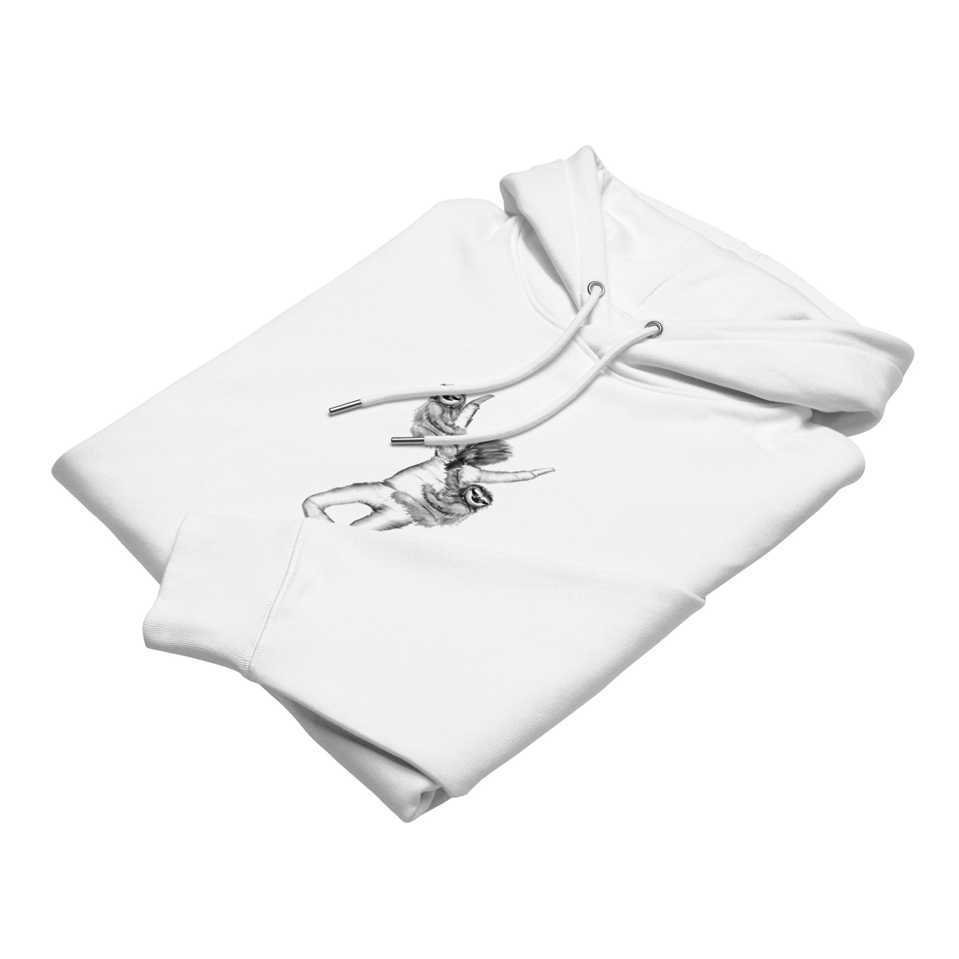 Yoga Sloth | Sustainable Hoodie folded