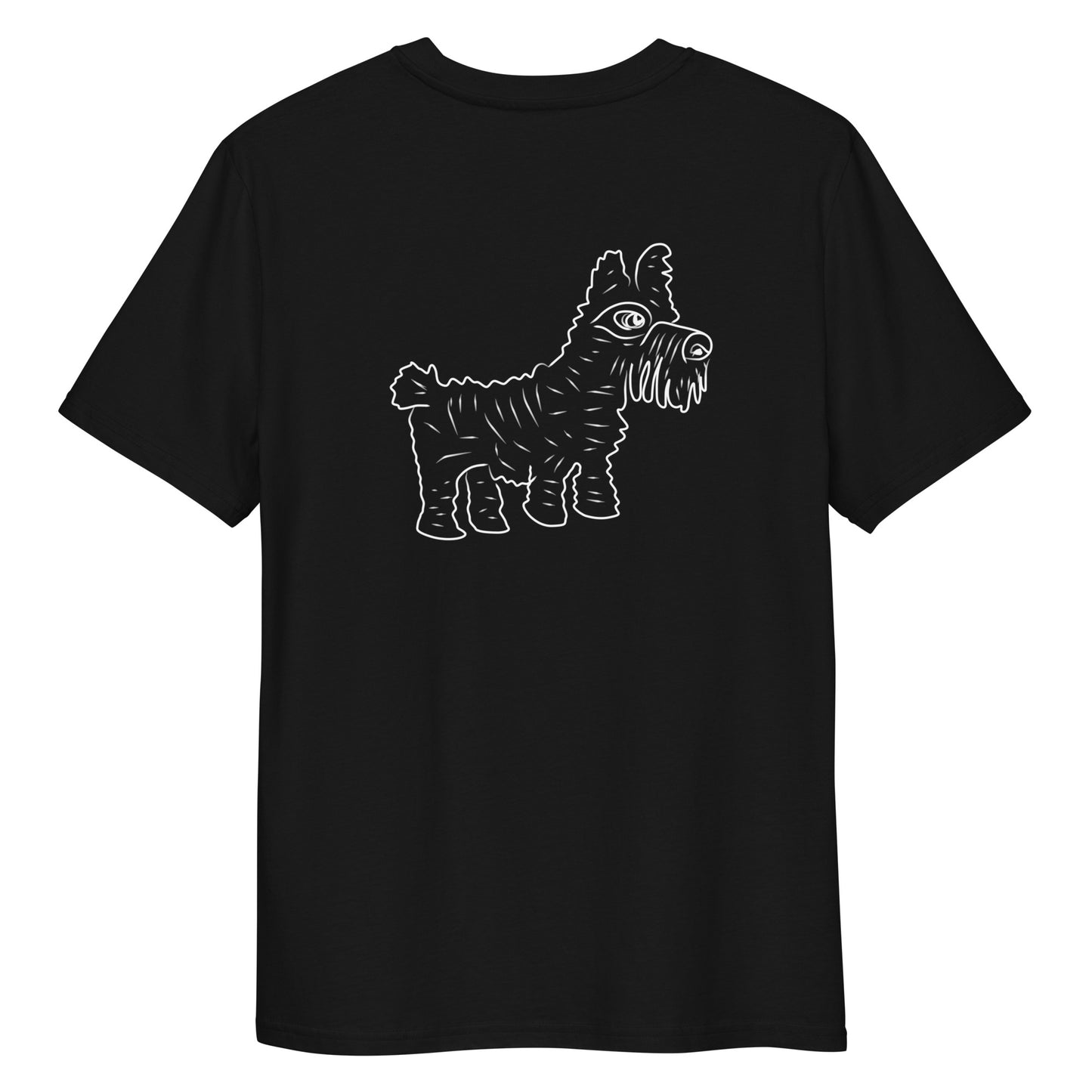 Dog | 100% Organic Cotton T Shirt in black back view