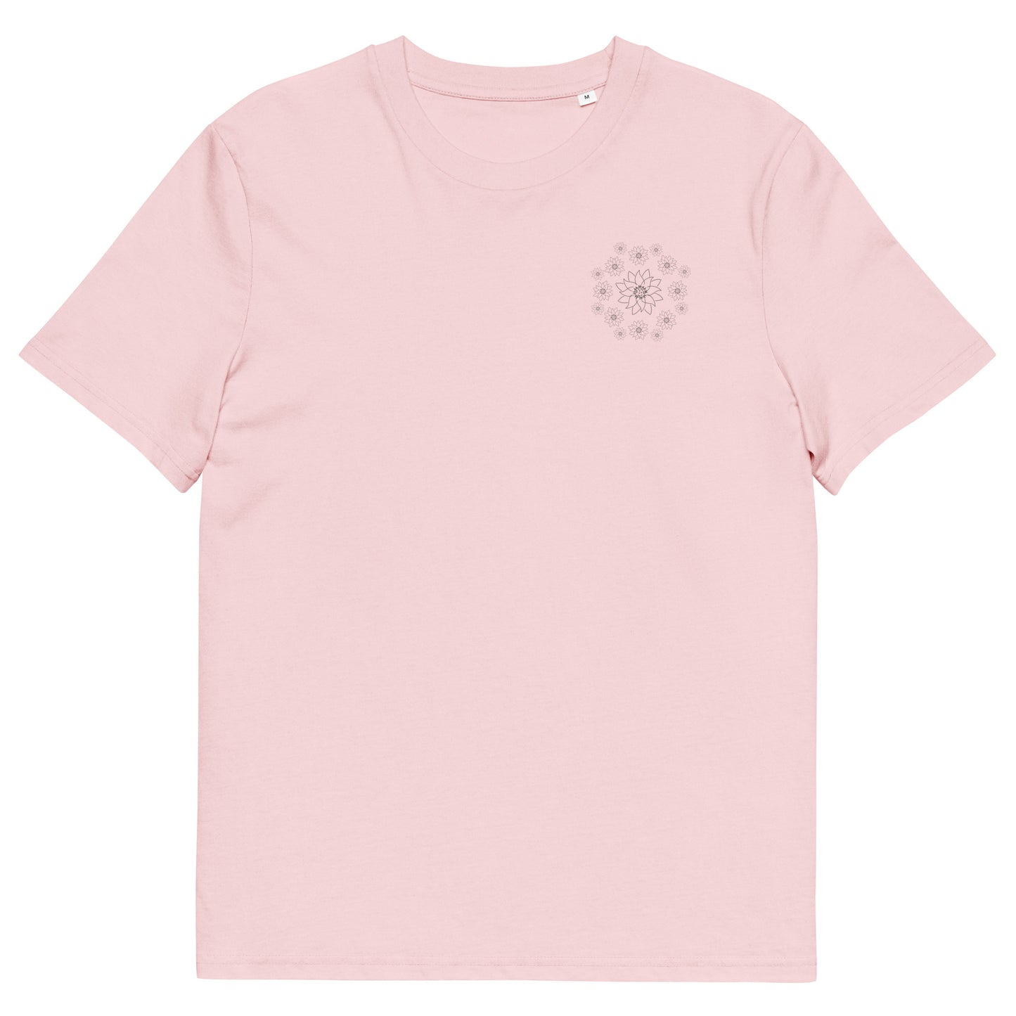 Lotus Dream | 100% Organic Cotton T Shirt in pink front view