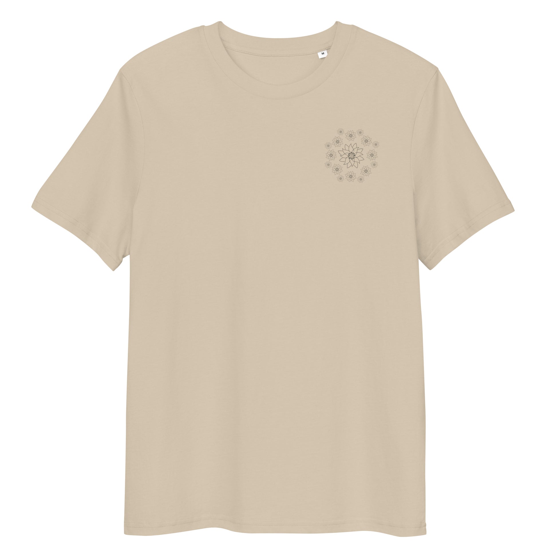 Lotus Dream | 100% Organic Cotton T Shirt in desert dust