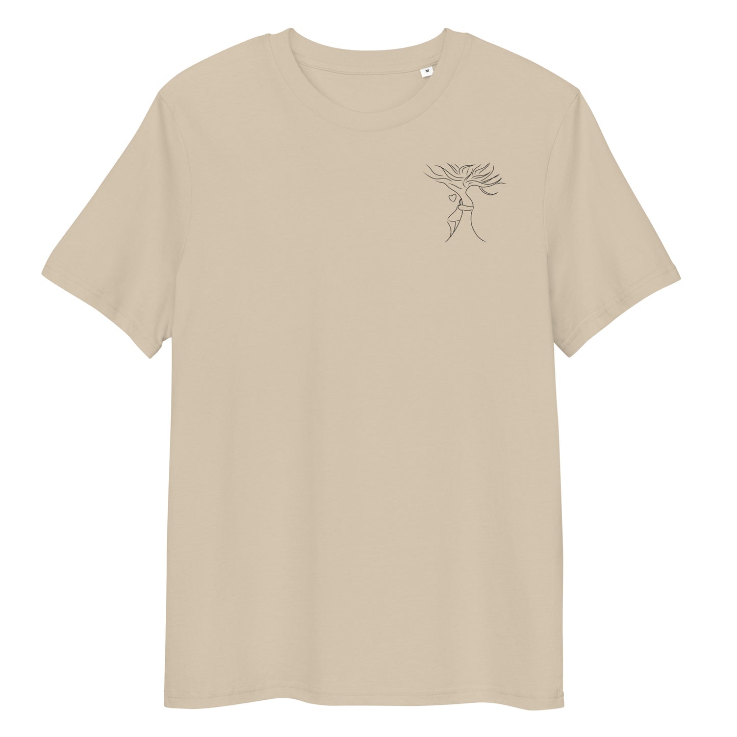 Sustainable Embrace Tree | 100% Organic Cotton T Shirt in desert dust