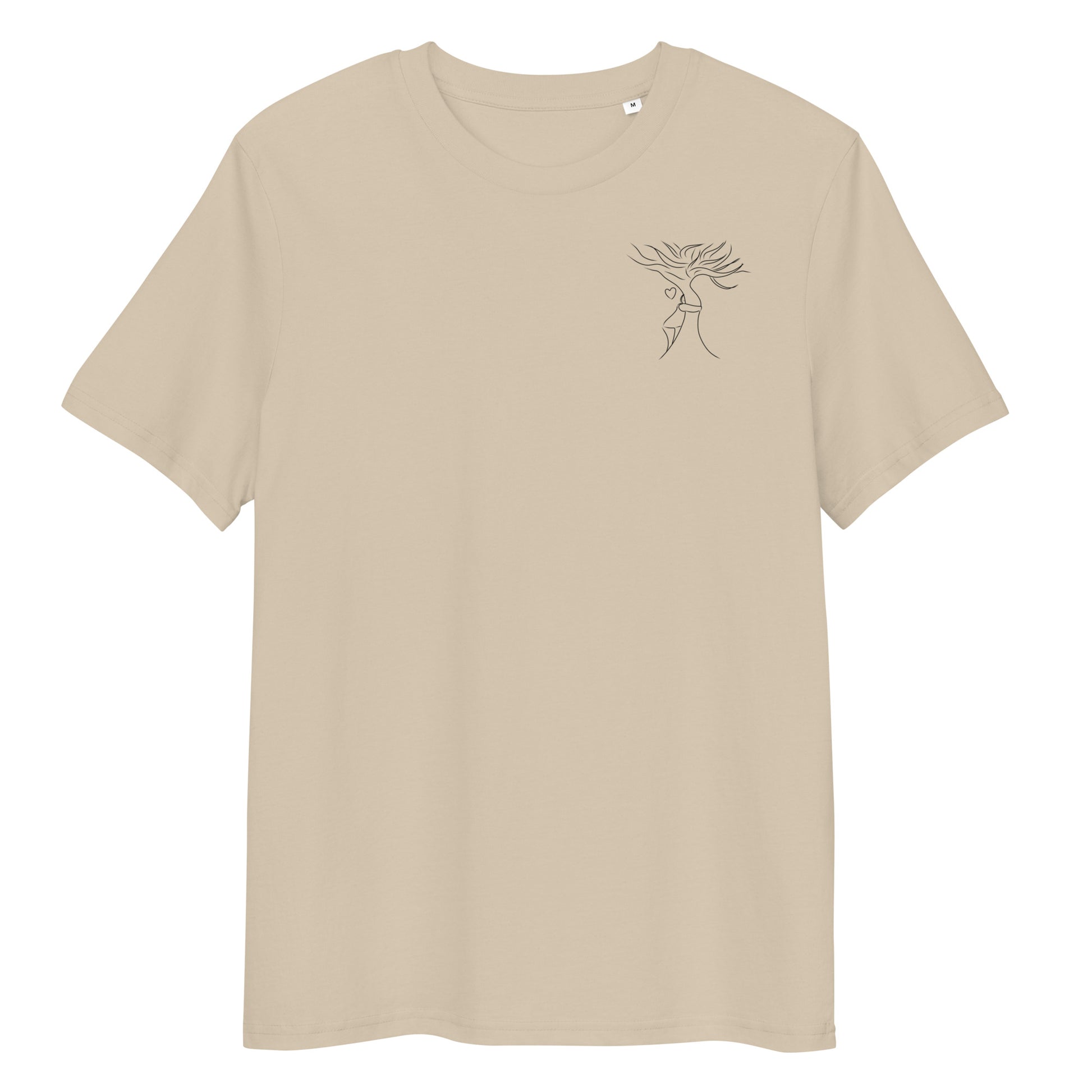 Sustainable Embrace Tree | 100% Organic Cotton T Shirt in desert dust