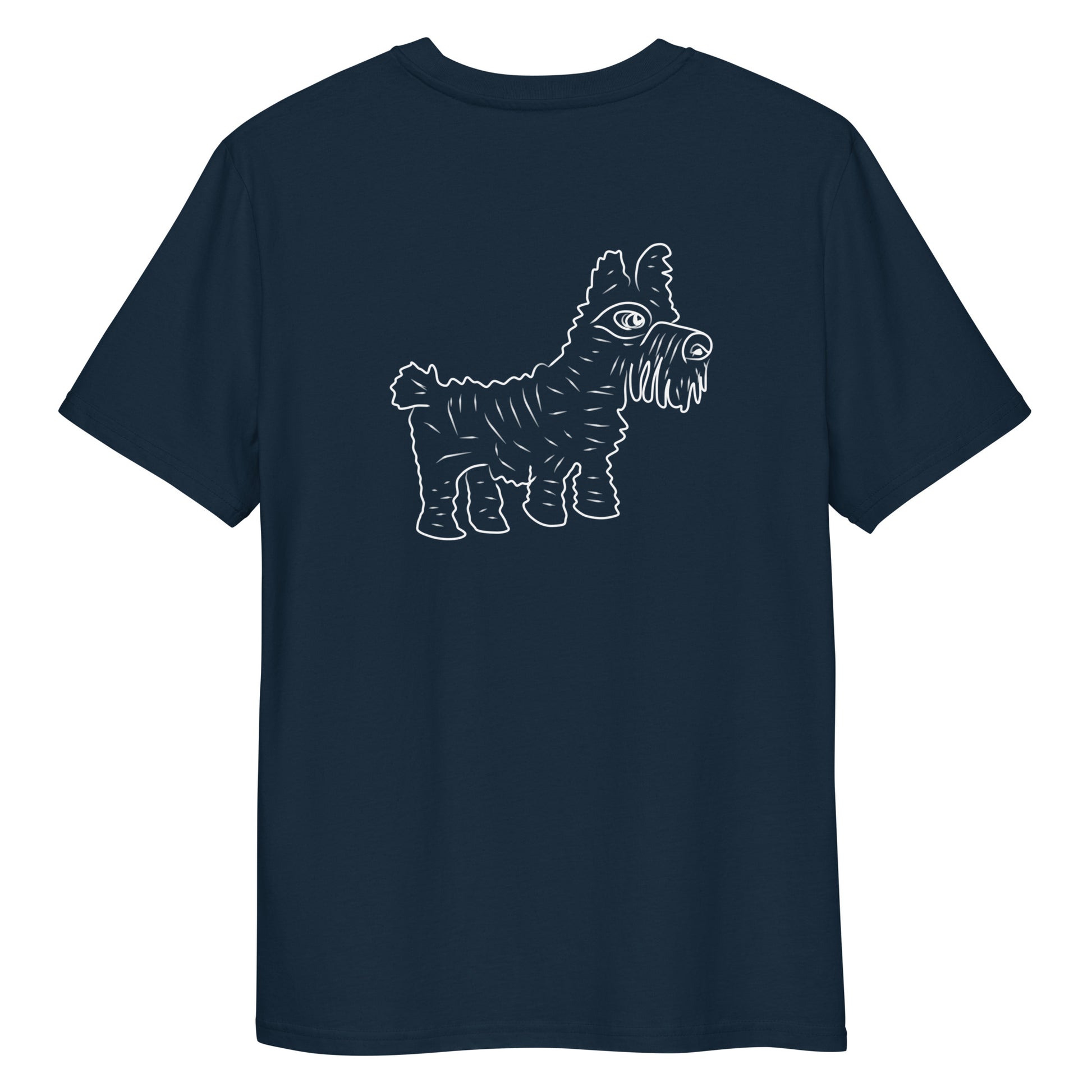 Dog | 100% Organic Cotton T Shirt in navy back