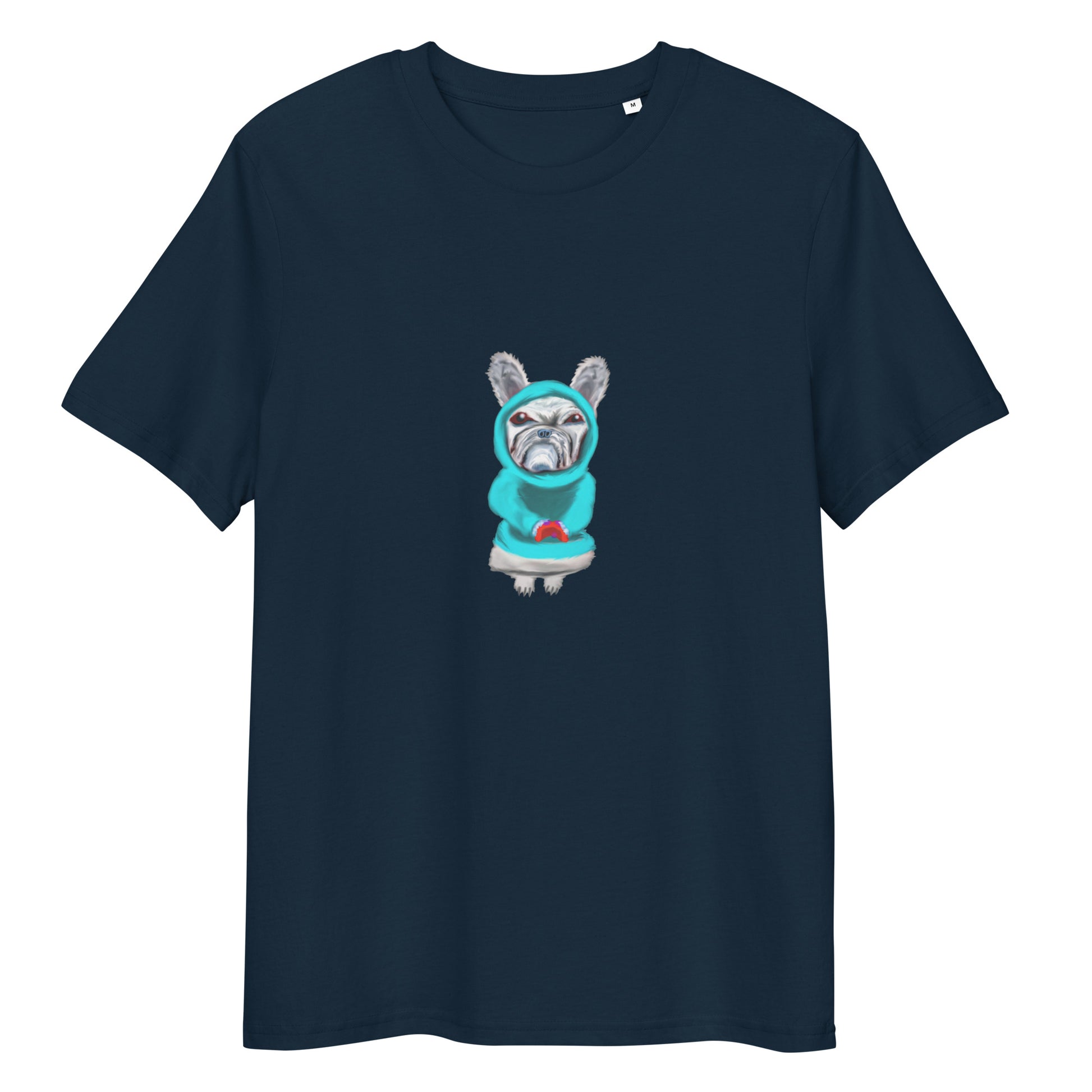 Dog Gamer | 100% Organic Cotton T Shirt in navy