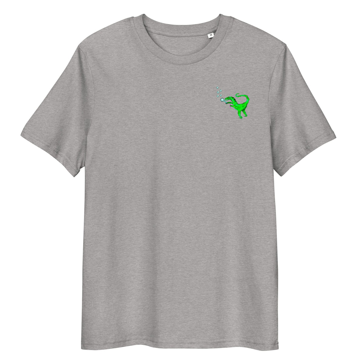 Organic Cotton Vegan T Shirt in heather grey