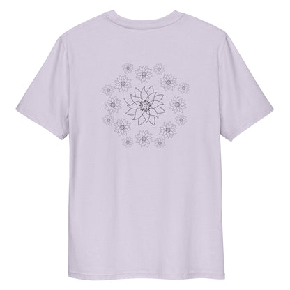 Lotus Dream | 100% Organic Cotton T Shirt in lavender back
