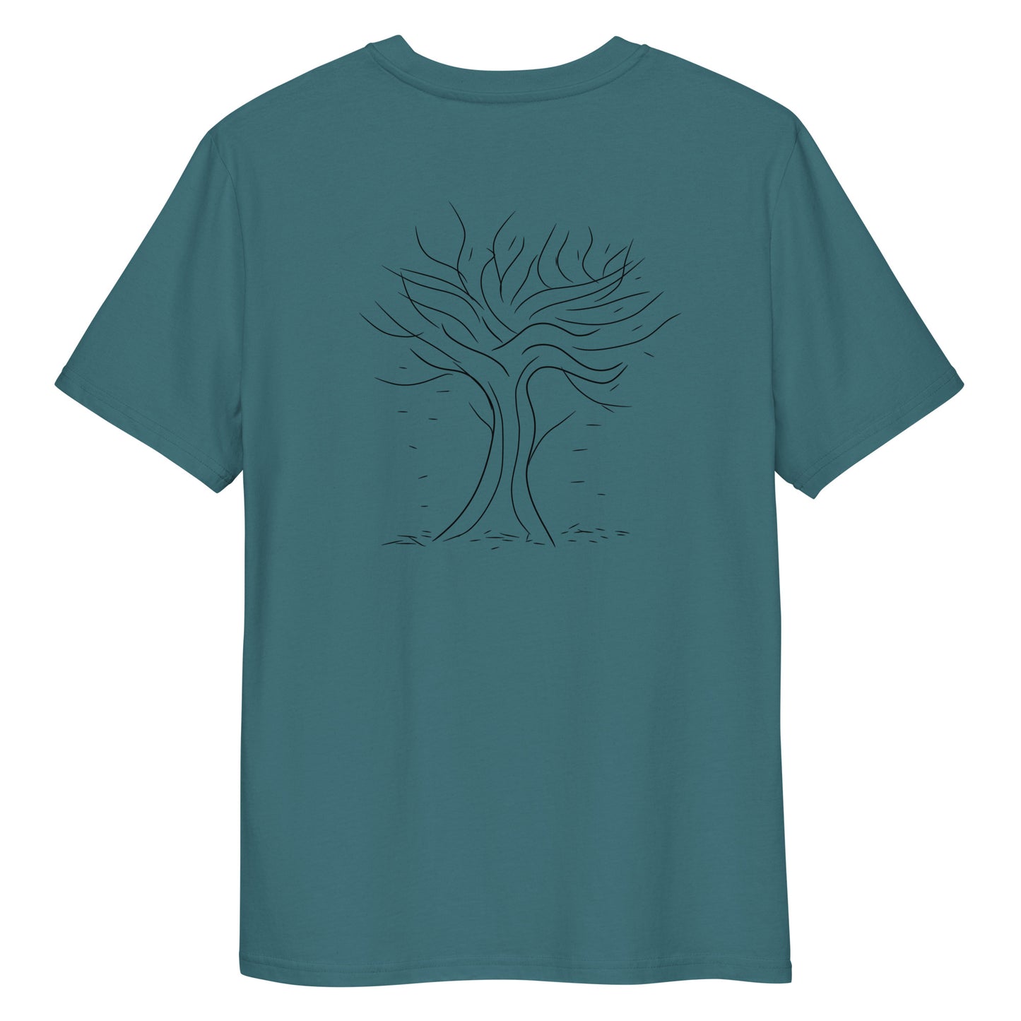 Autumn Tree Trance | 100% Organic Cotton T Shirt in stargazer back