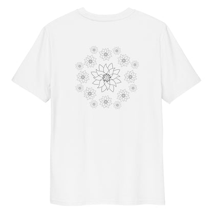 Lotus Dream | 100% Organic Cotton T Shirt in white back