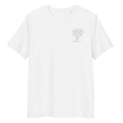 Autumn Tree Trance | 100% Organic Cotton T Shirt in white