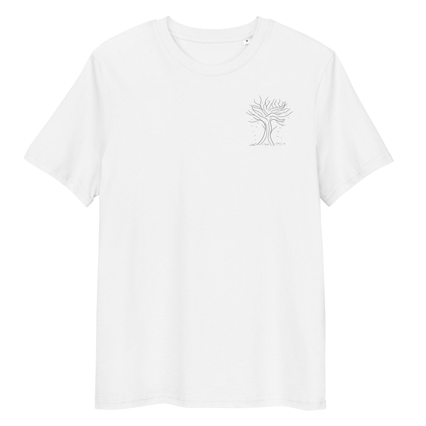 Autumn Tree Trance | 100% Organic Cotton T Shirt in white