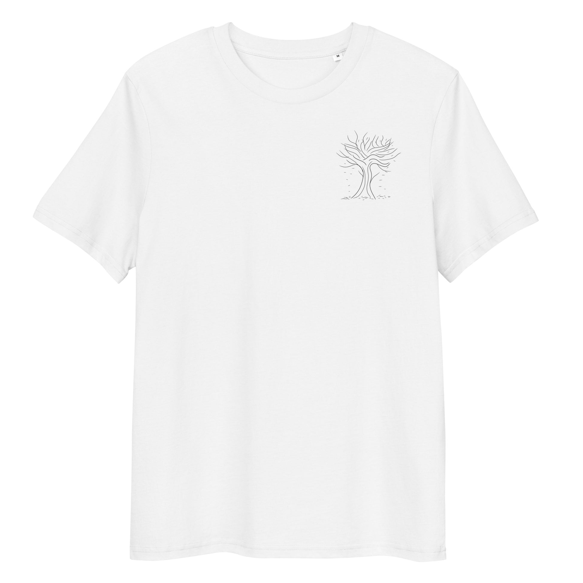 Autumn Tree Trance | 100% Organic Cotton T Shirt in white