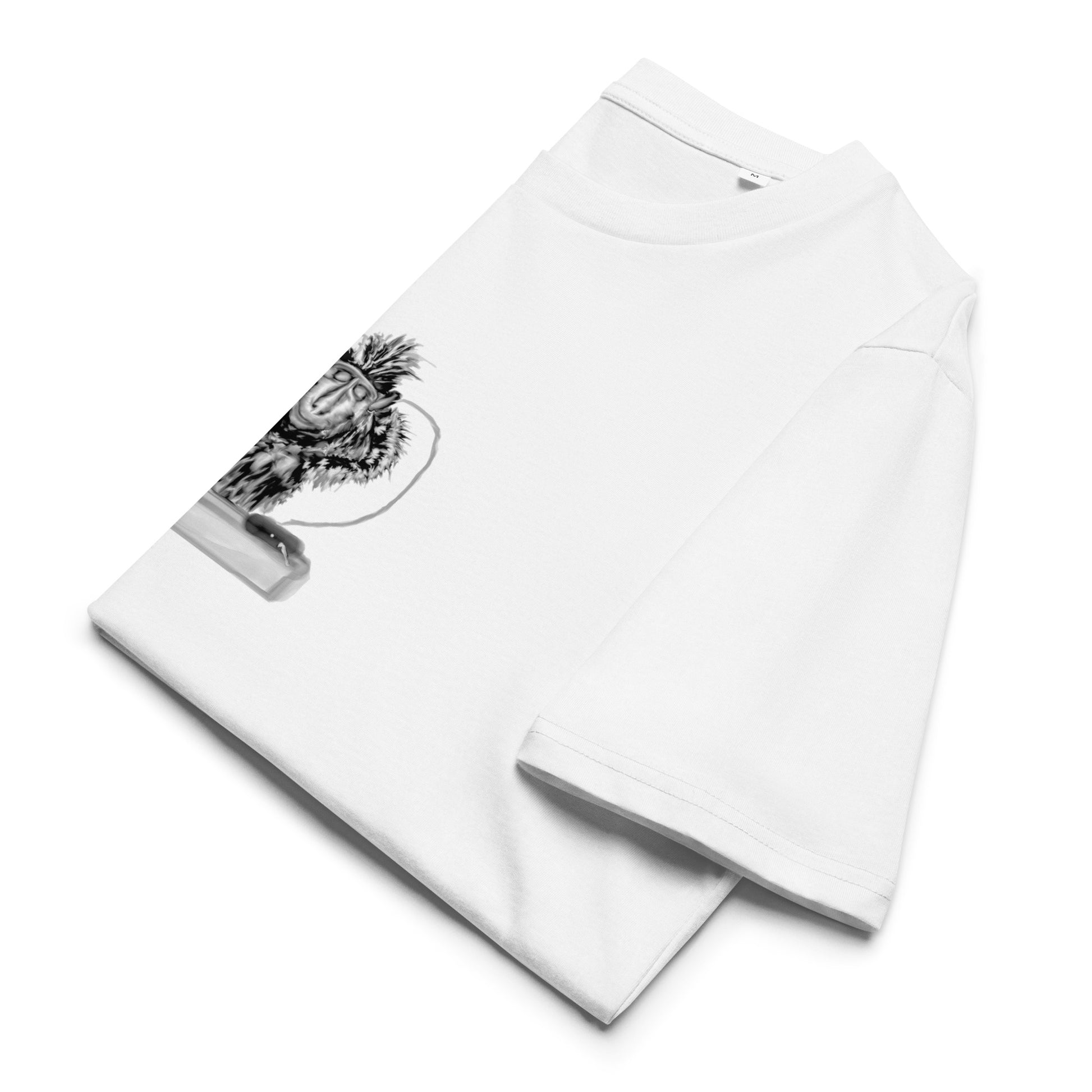 Monkey DJ | 100% Organic Cotton T Shirt folded