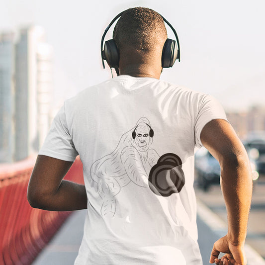 Gorilla Gym | 100% Organic Cotton T Shirt worn by a man