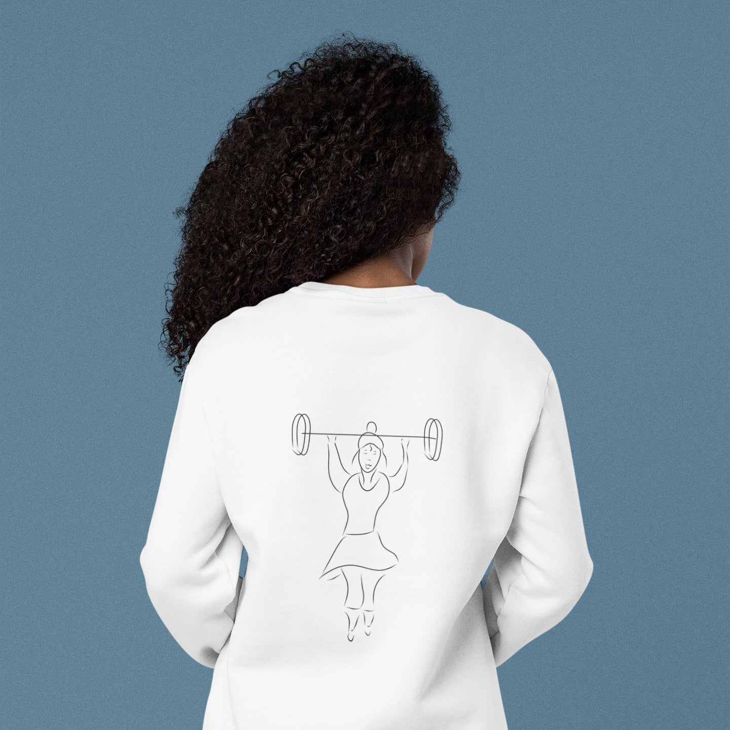 Women That Lift On White | Vegan Jumper